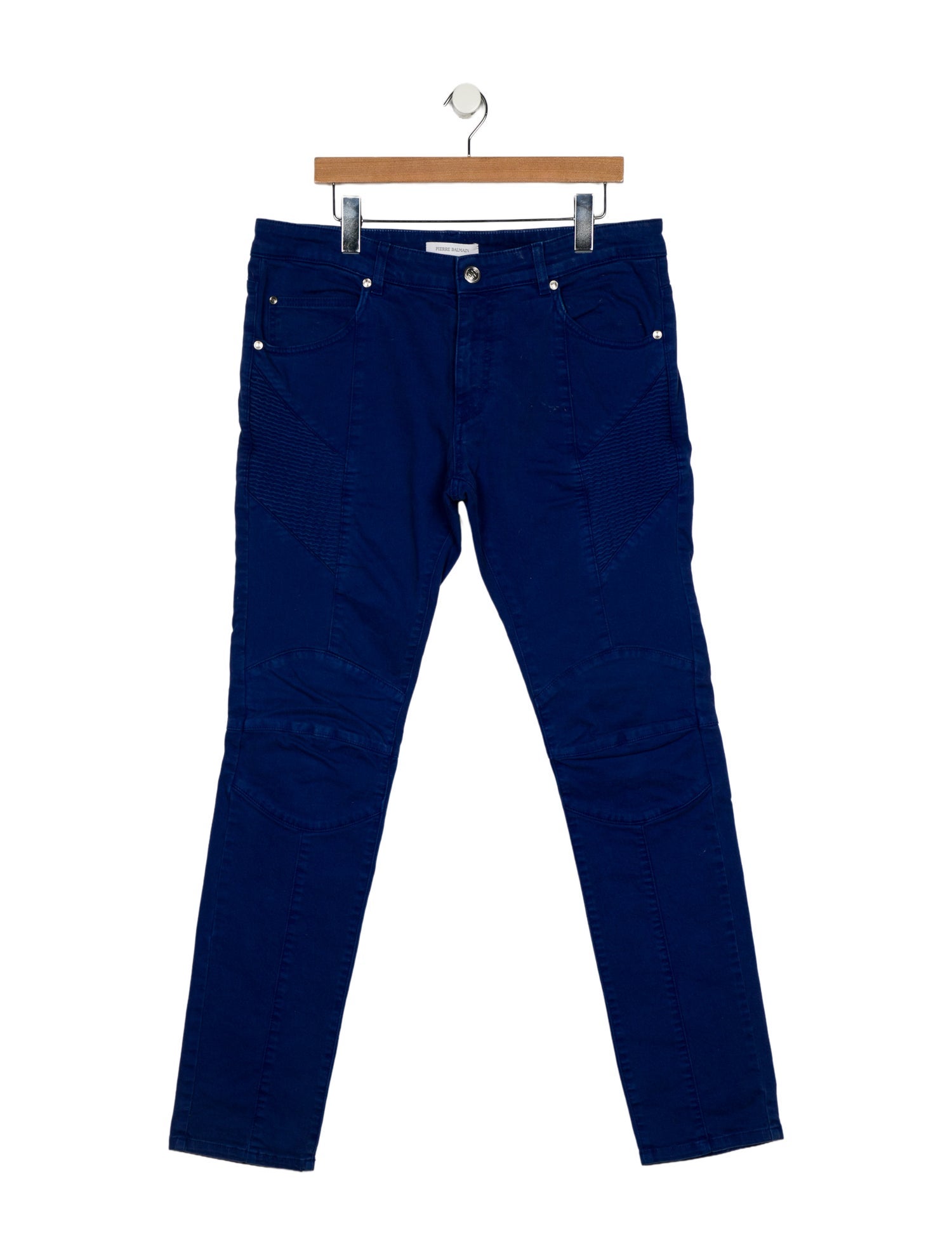 Pierre Balmain Moto Jeans