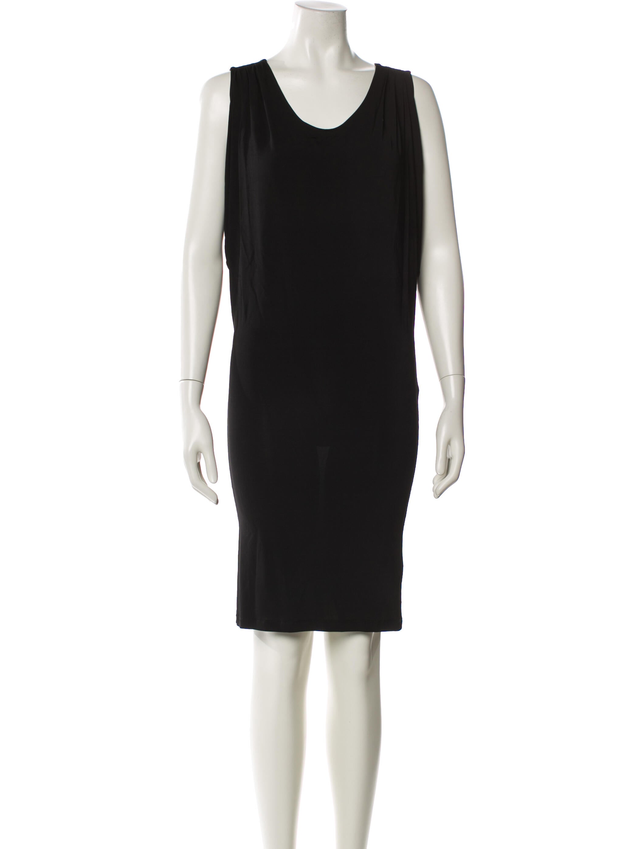 Pierre Balmain Scoop Neck Knee-Length Dress