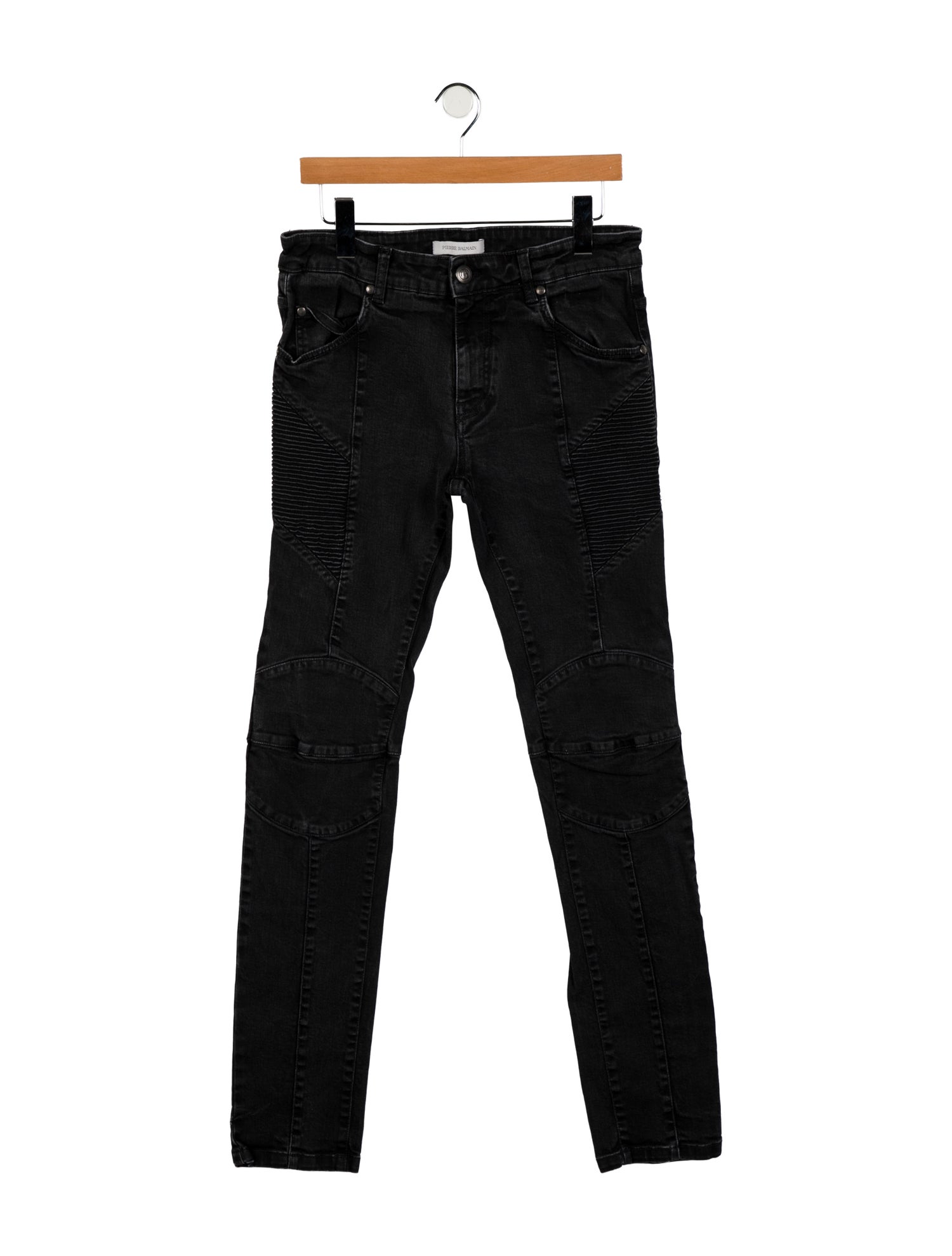 Pierre Balmain Moto Jeans