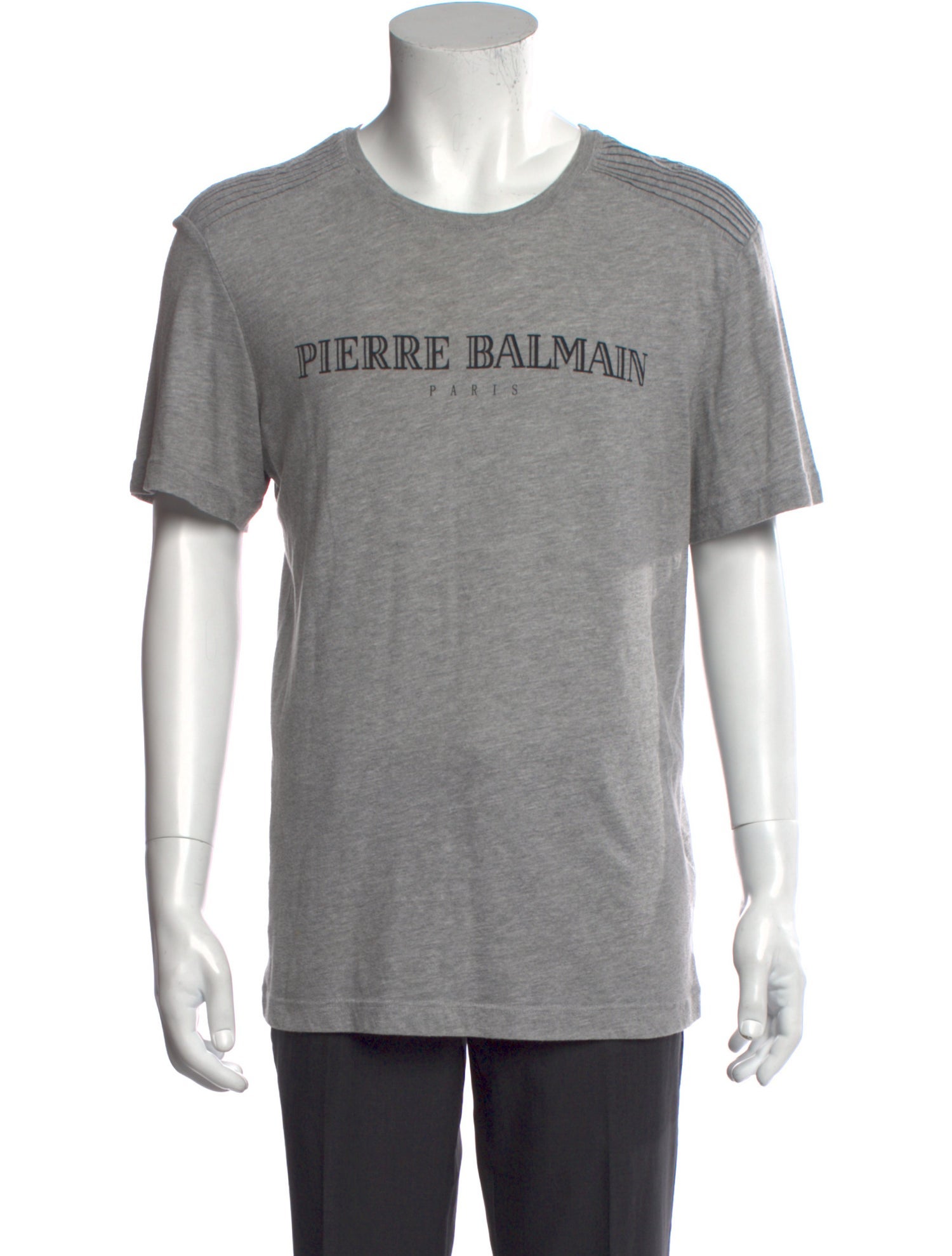 Pierre Balmain Graphic Print Crew Neck T-Shirt