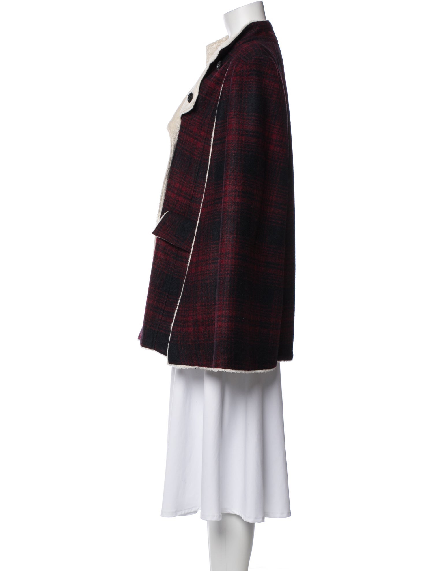 Pierre Balmain Plaid Print Jacket