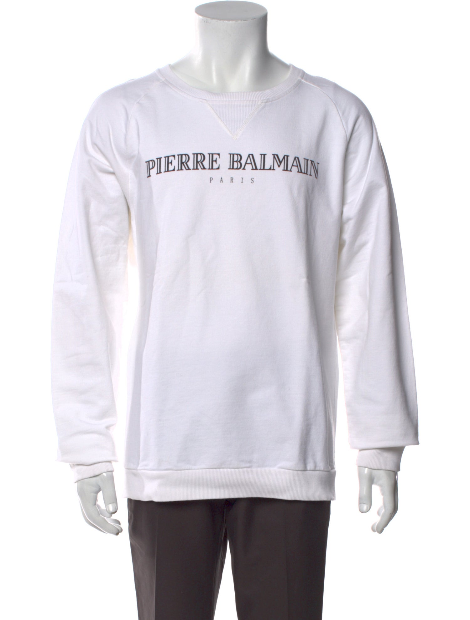 Pierre Balmain Graphic Print Scoop Neck Sweatshirt