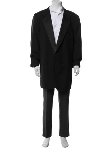 Pre-owned Pierre Balmain Wool Two-piece Blazer In Black