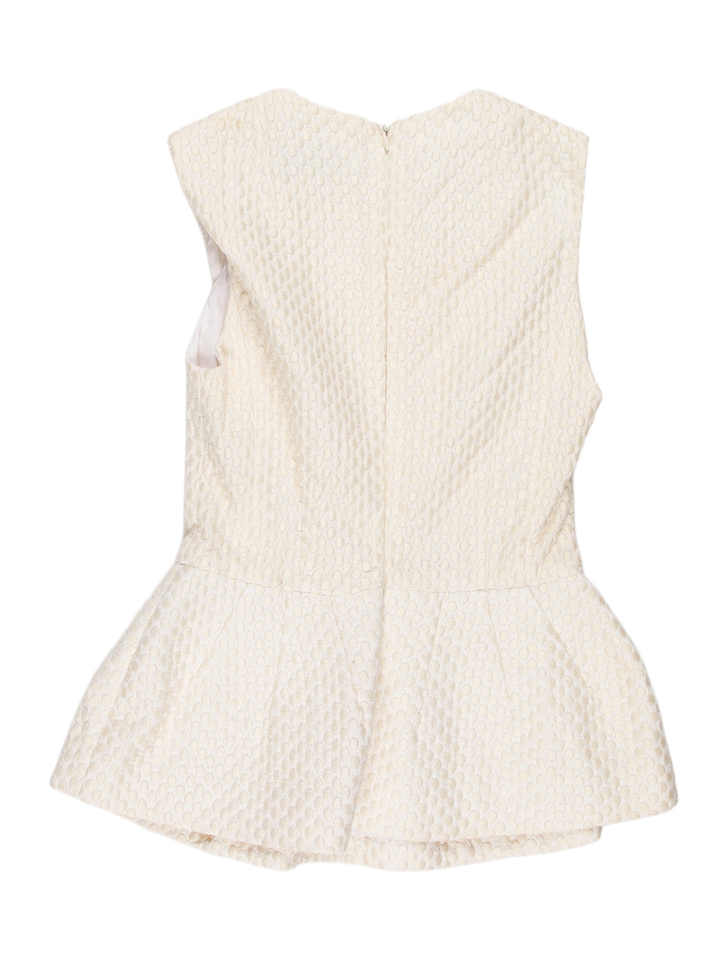 Pierre Balmain Patterned Crew Neck Top