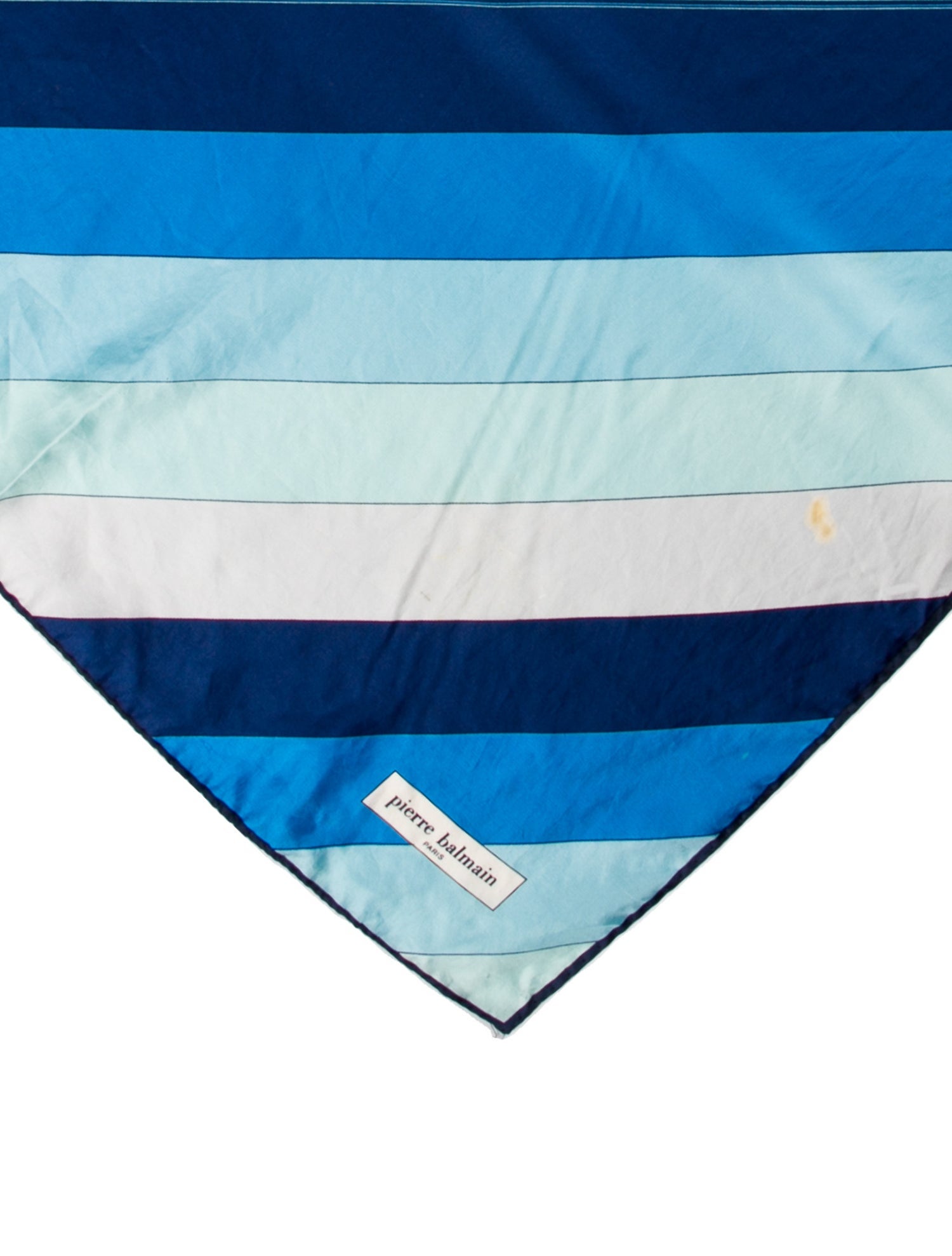 Pierre Balmain Silk Striped Scarf