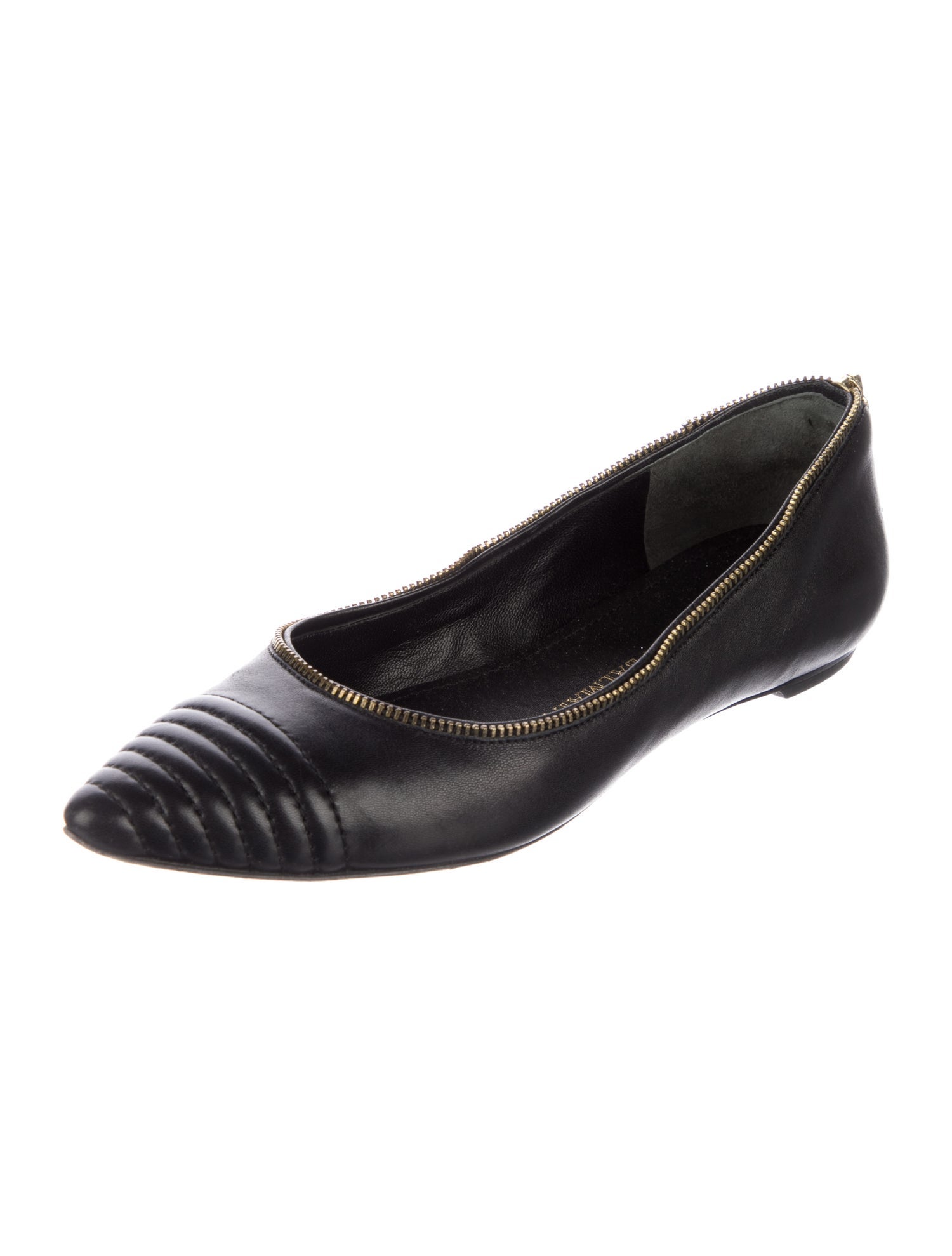 Pierre Balmain Leather Ballet Flats