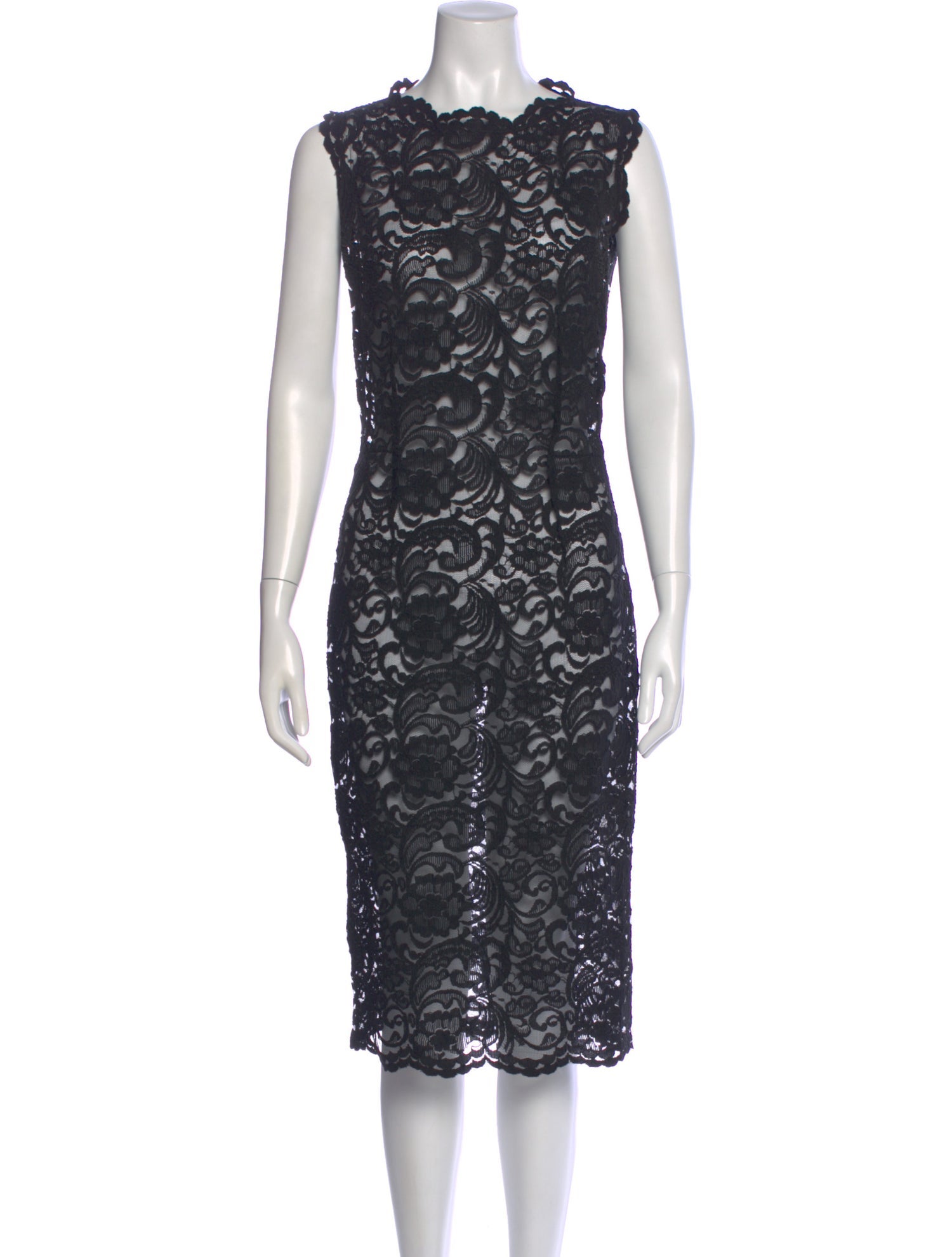 Pierre Balmain Lace Midi Length Dress