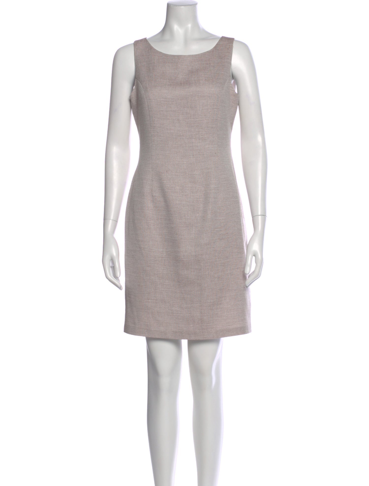 Pierre Balmain Scoop Neck Mini Dress