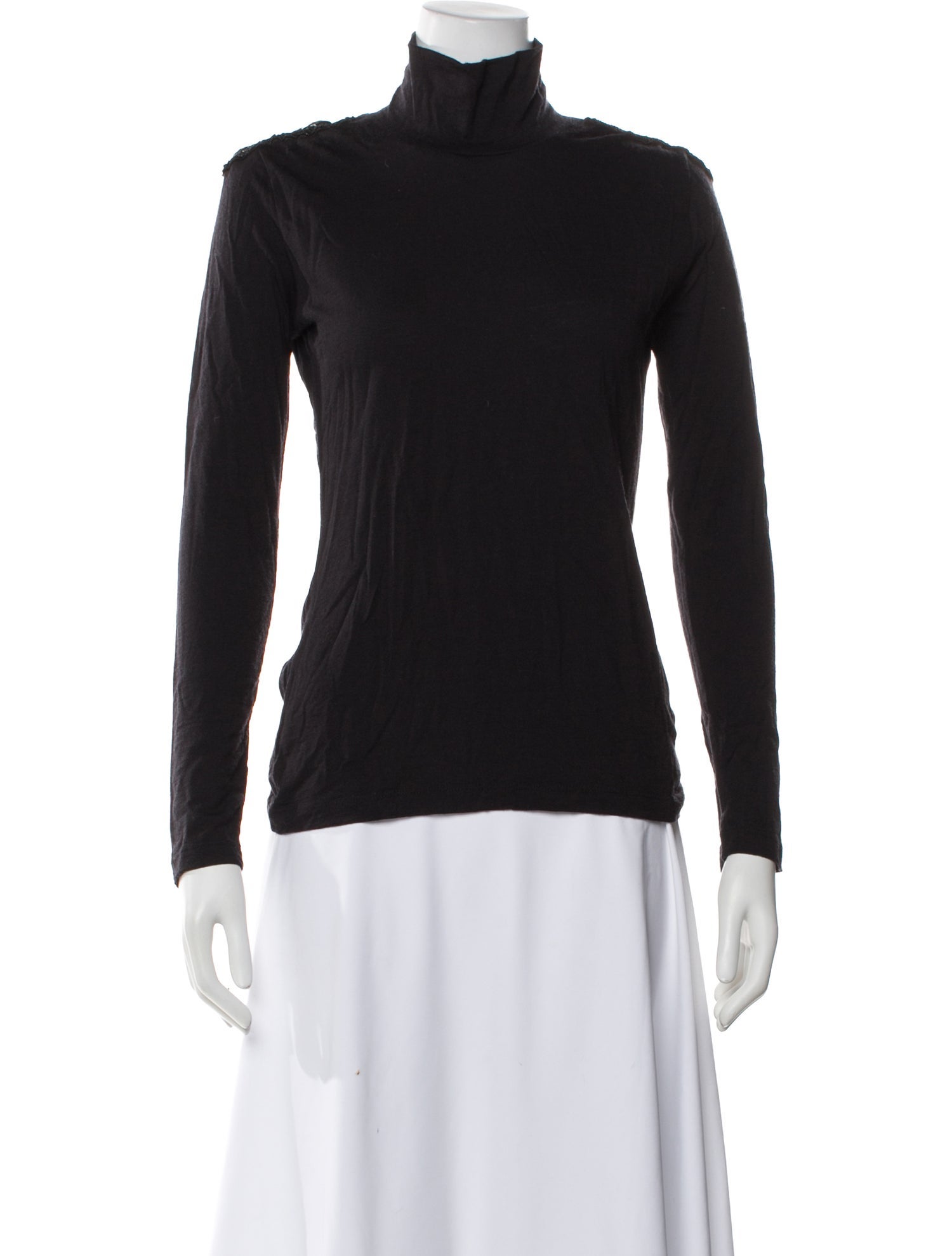 Pierre Balmain Wool Turtleneck Top