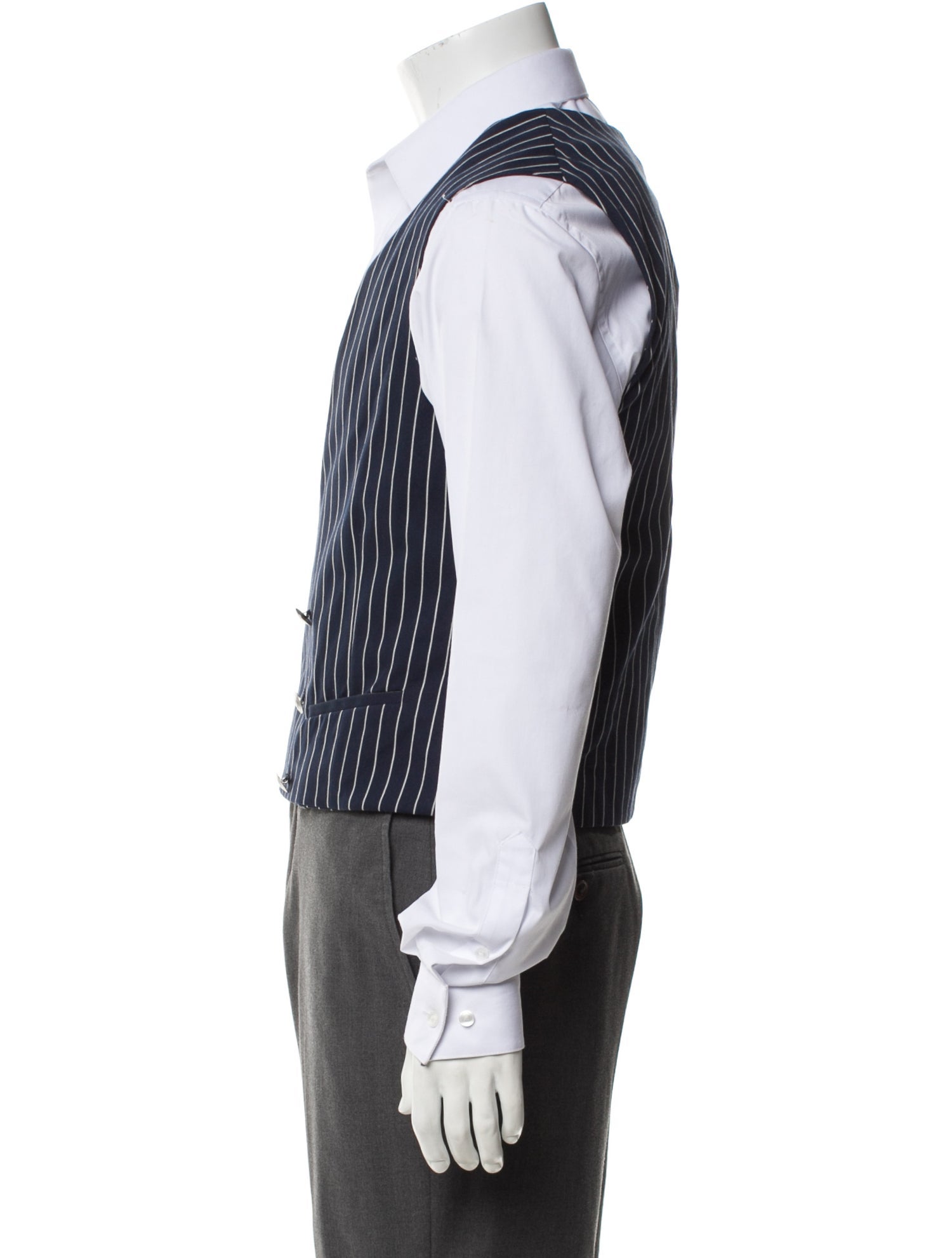 Pierre Balmain Striped V-Neck Tank w/ Tags