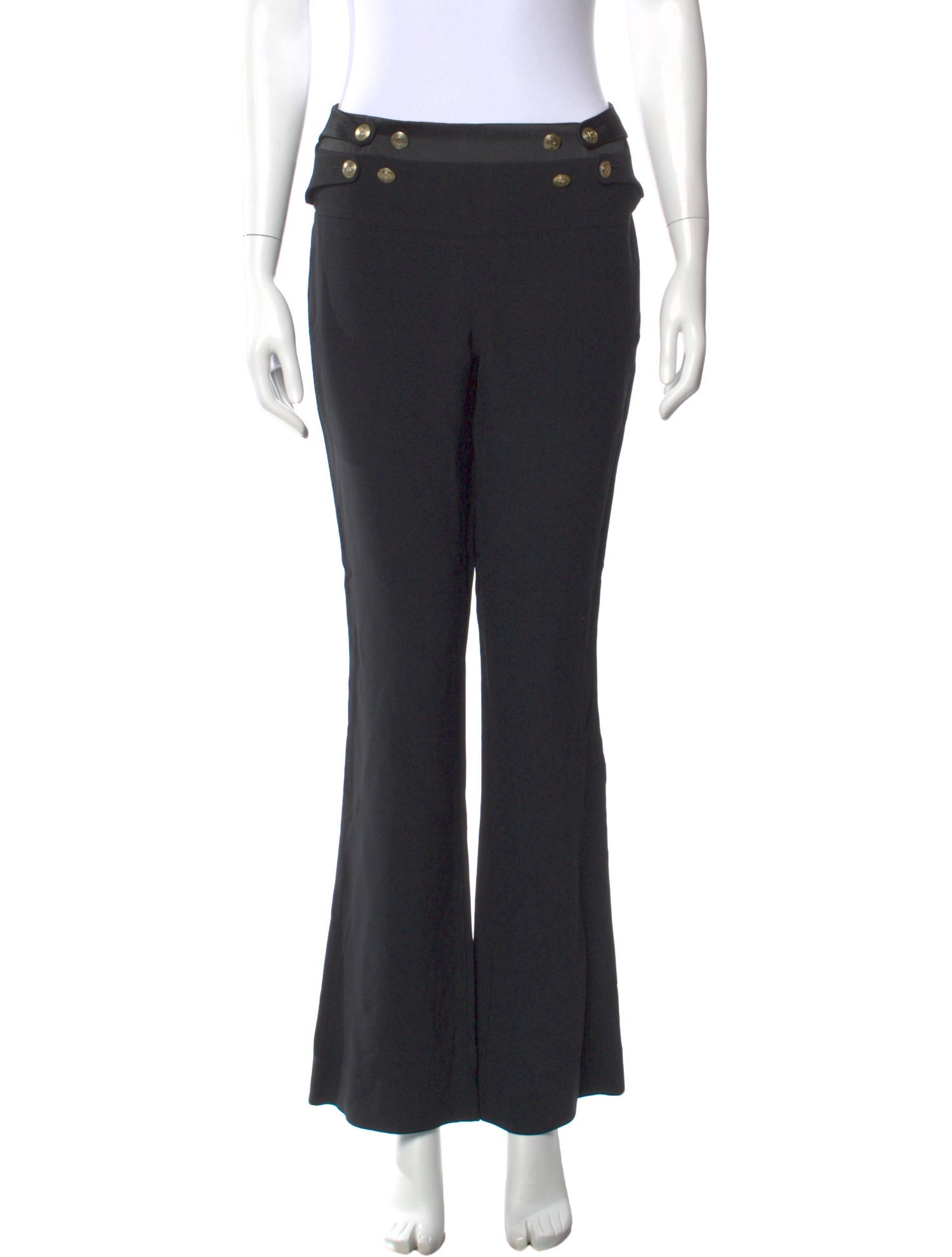 Pierre Balmain Silk Wide Leg Pants