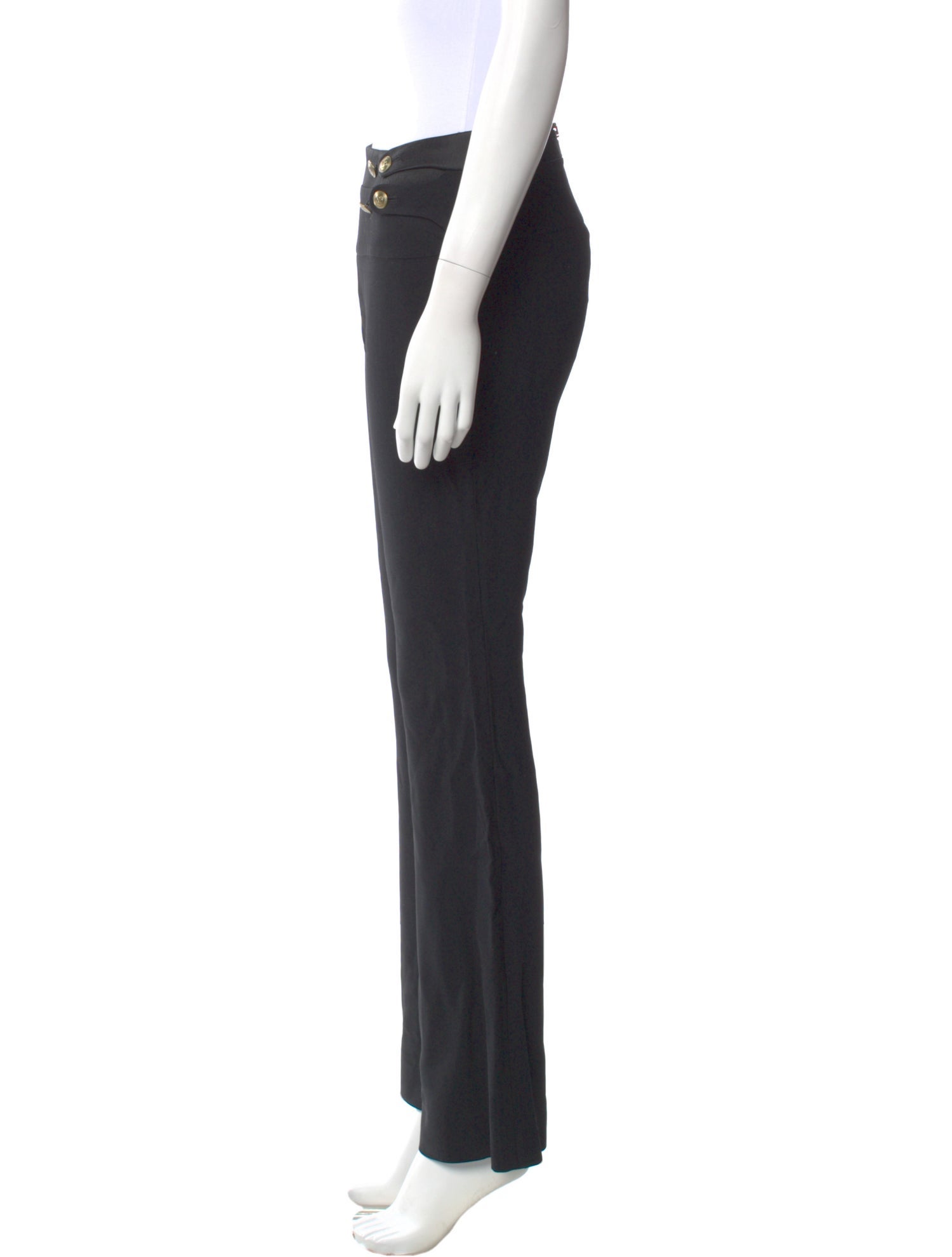 Pierre Balmain Silk Wide Leg Pants