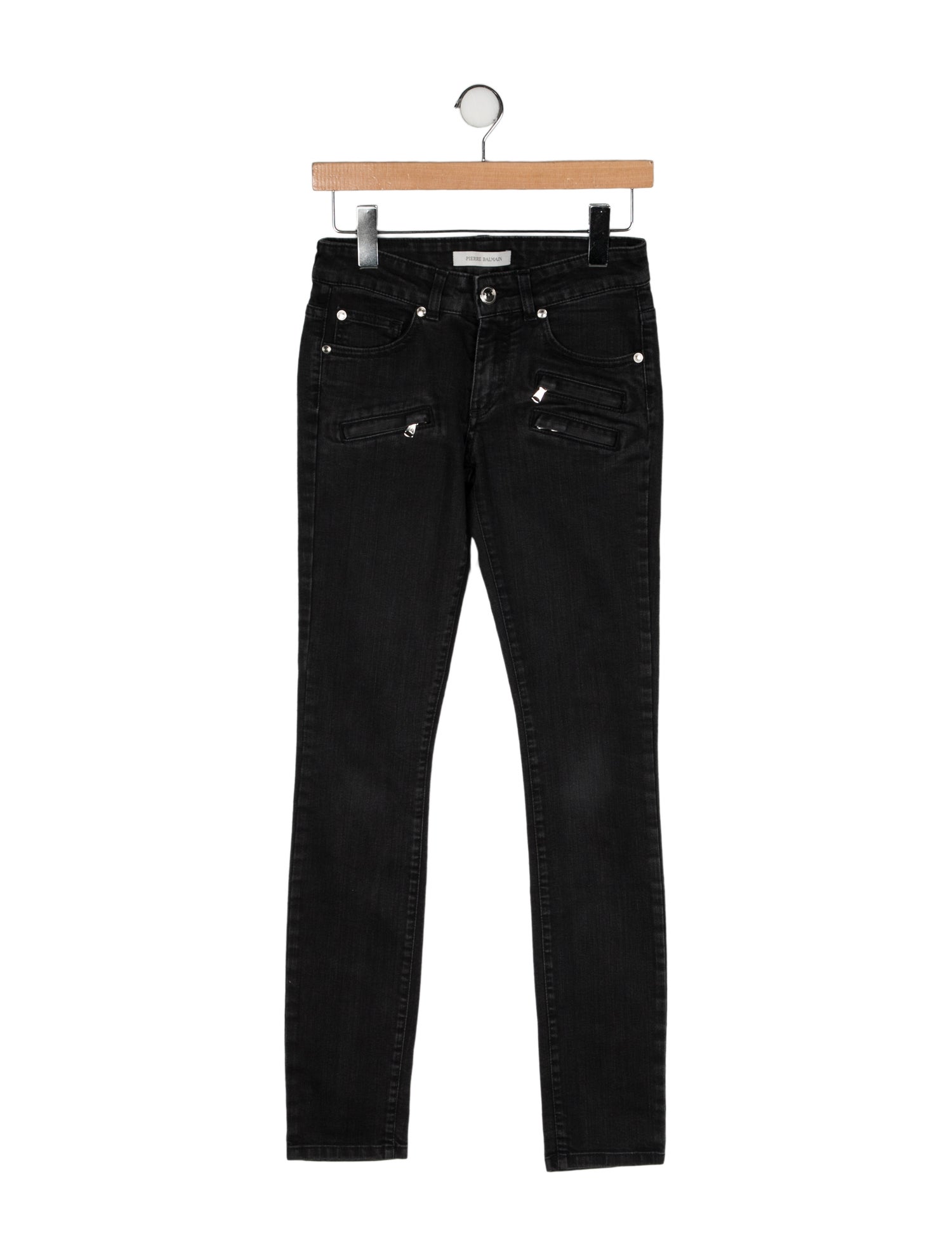 Pierre Balmain Low-Rise Skinny Leg Jeans