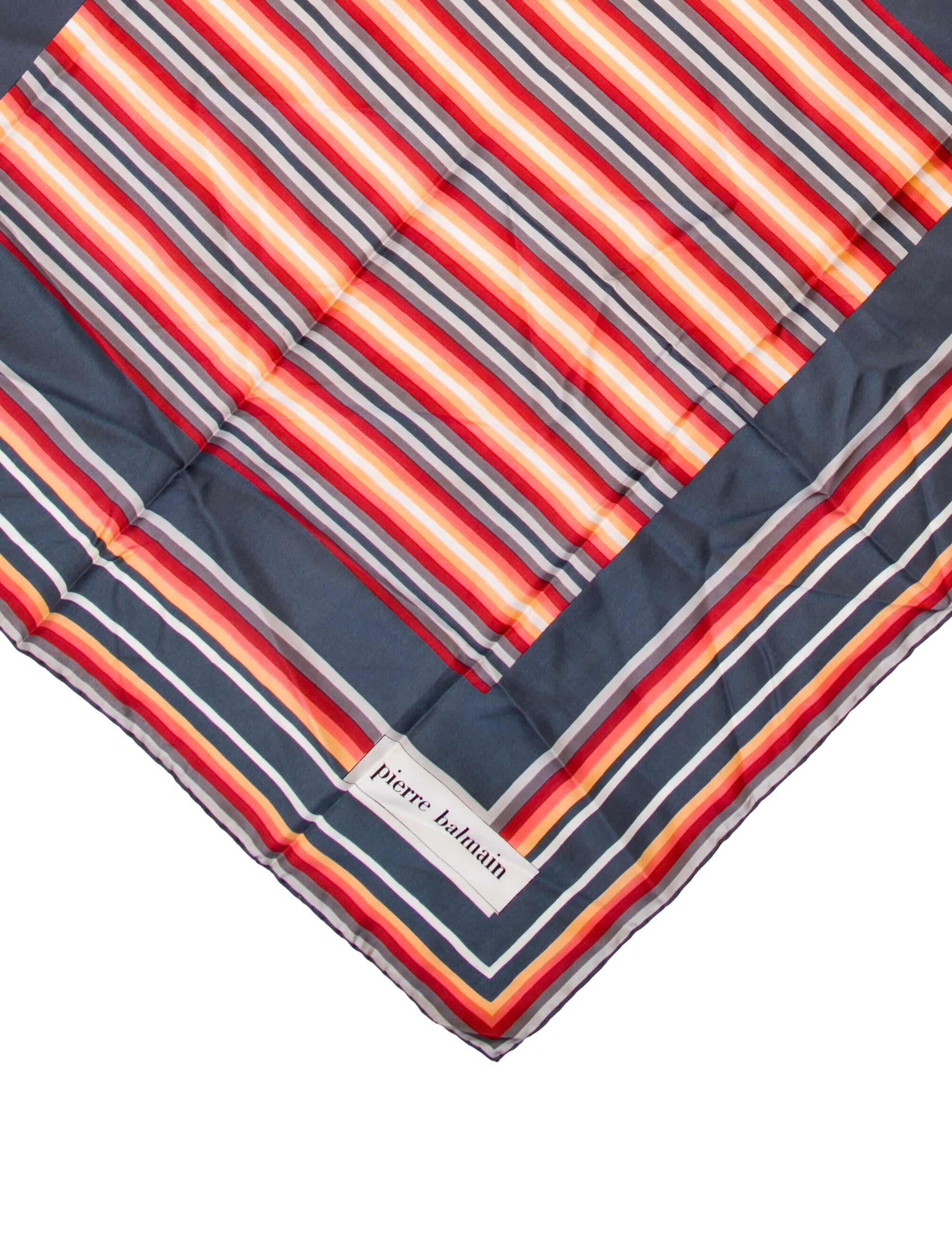 Pierre Balmain Striped Scarf
