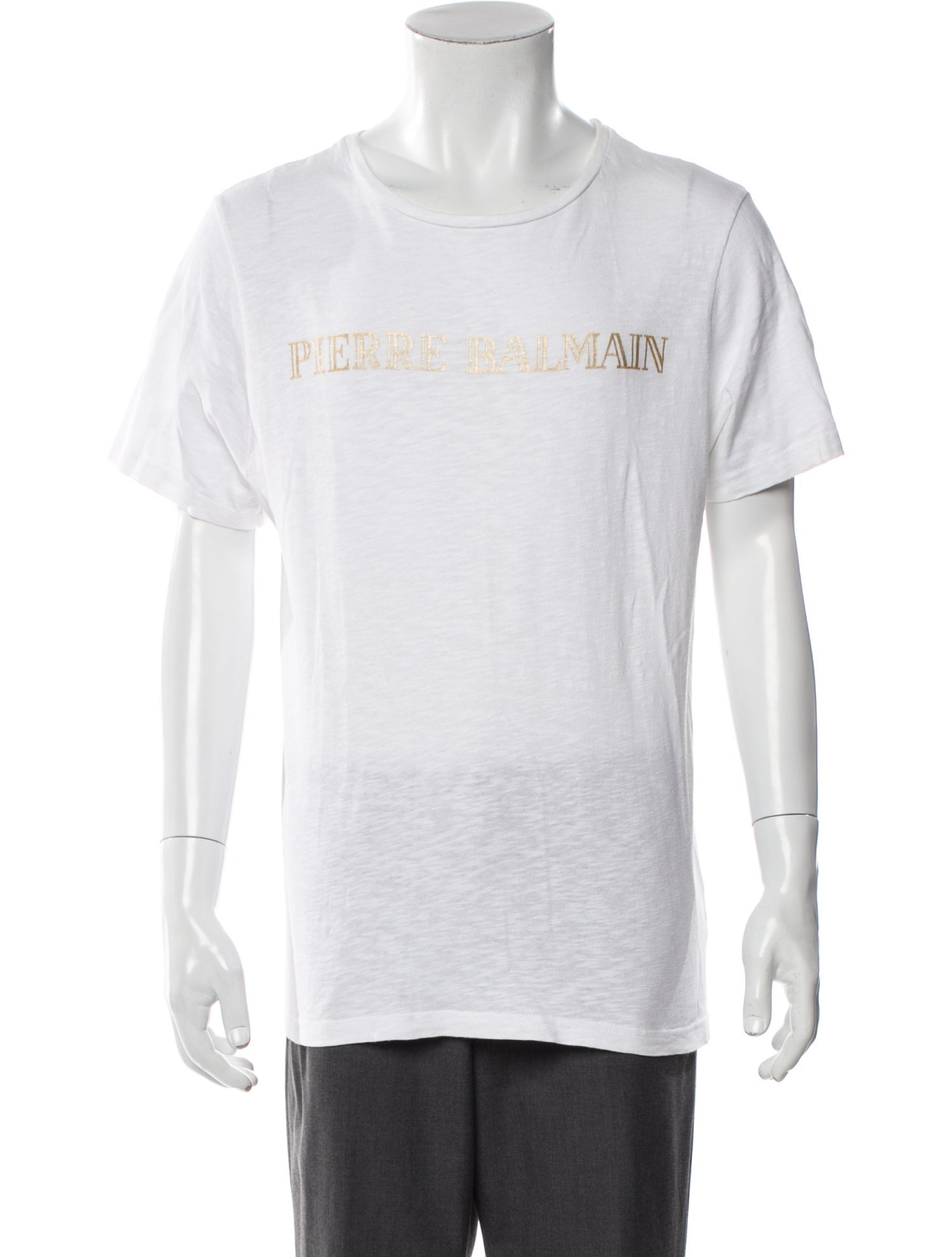 Pierre Balmain Graphic Print Crew Neck T-Shirt