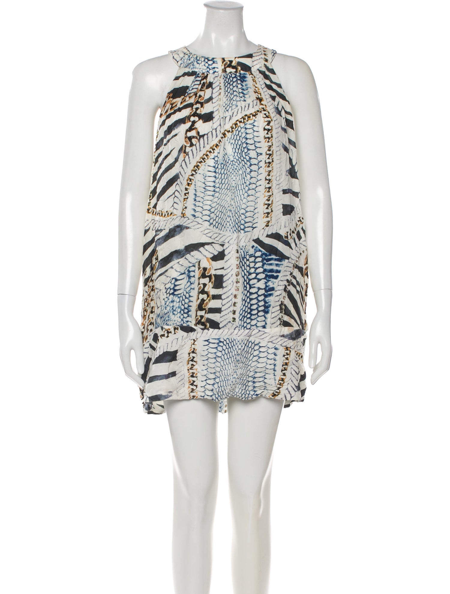 Pierre Balmain Silk Mini Dress