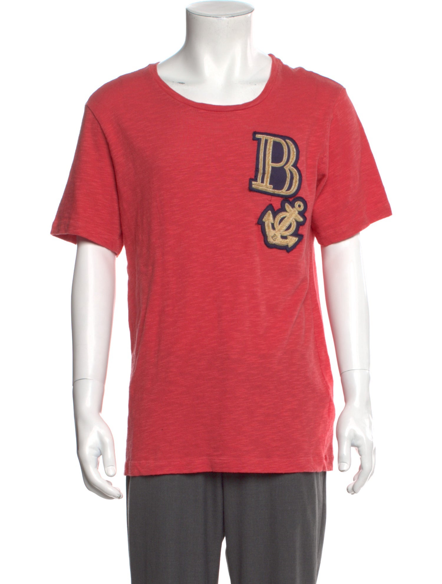 Pierre Balmain Graphic Print Scoop Neck T-Shirt