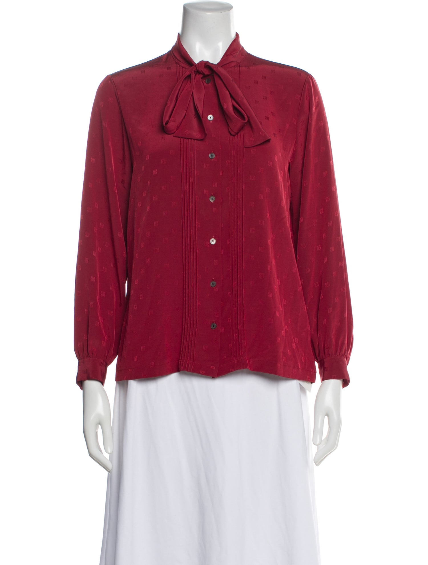 Pierre Balmain Vintage Patterned Blouse