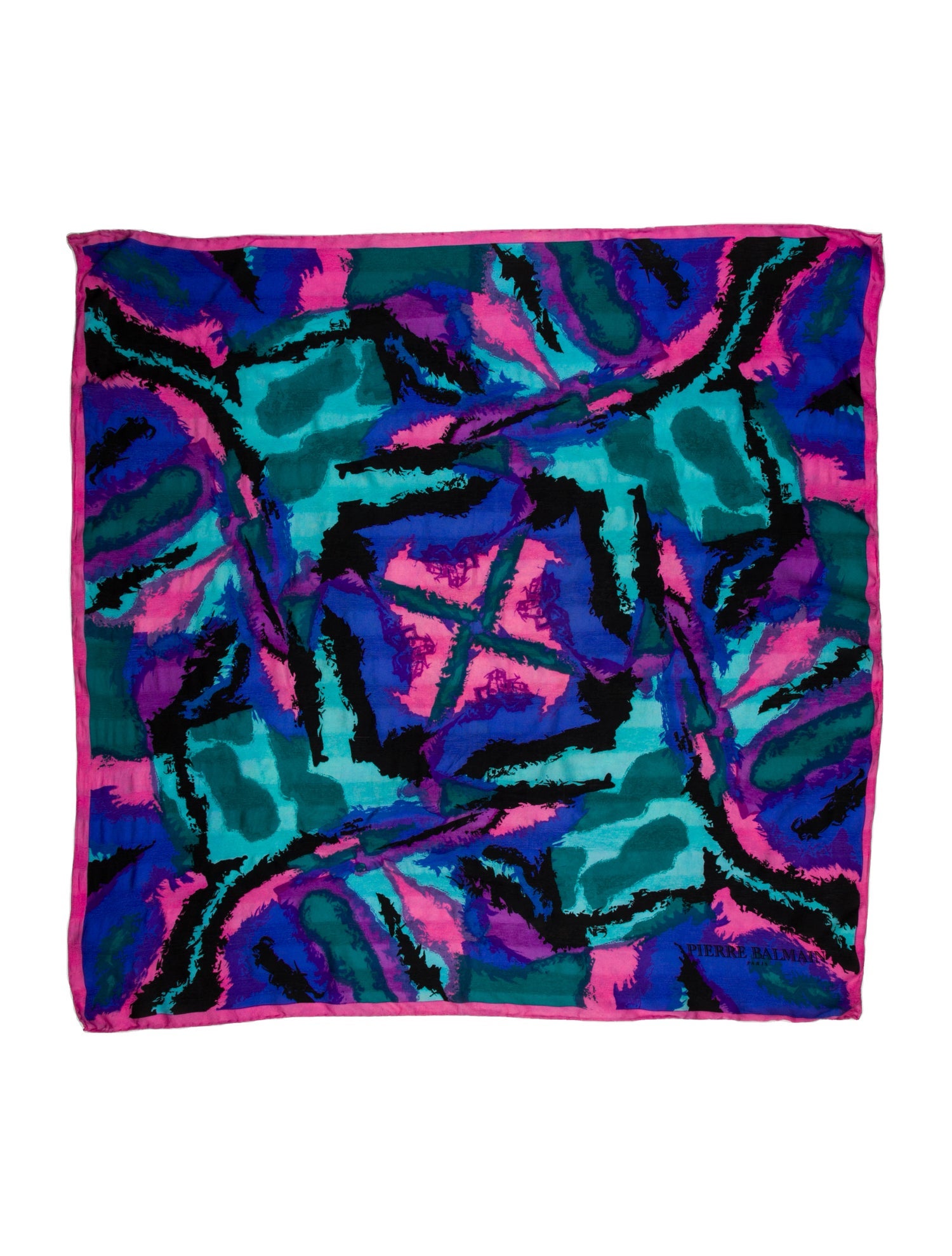 Pierre Balmain Silk Vintage Scarf