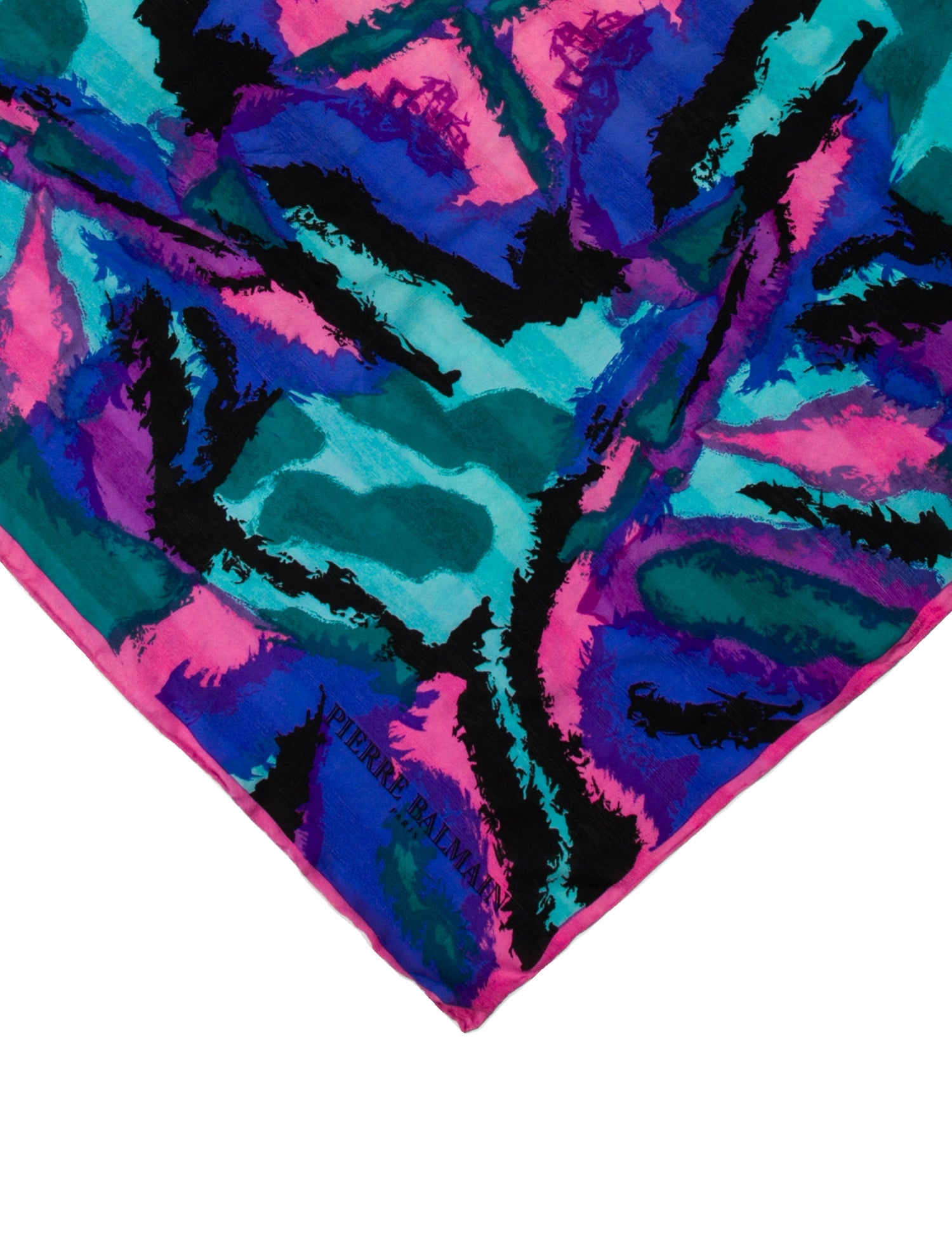 Pierre Balmain Silk Vintage Scarf