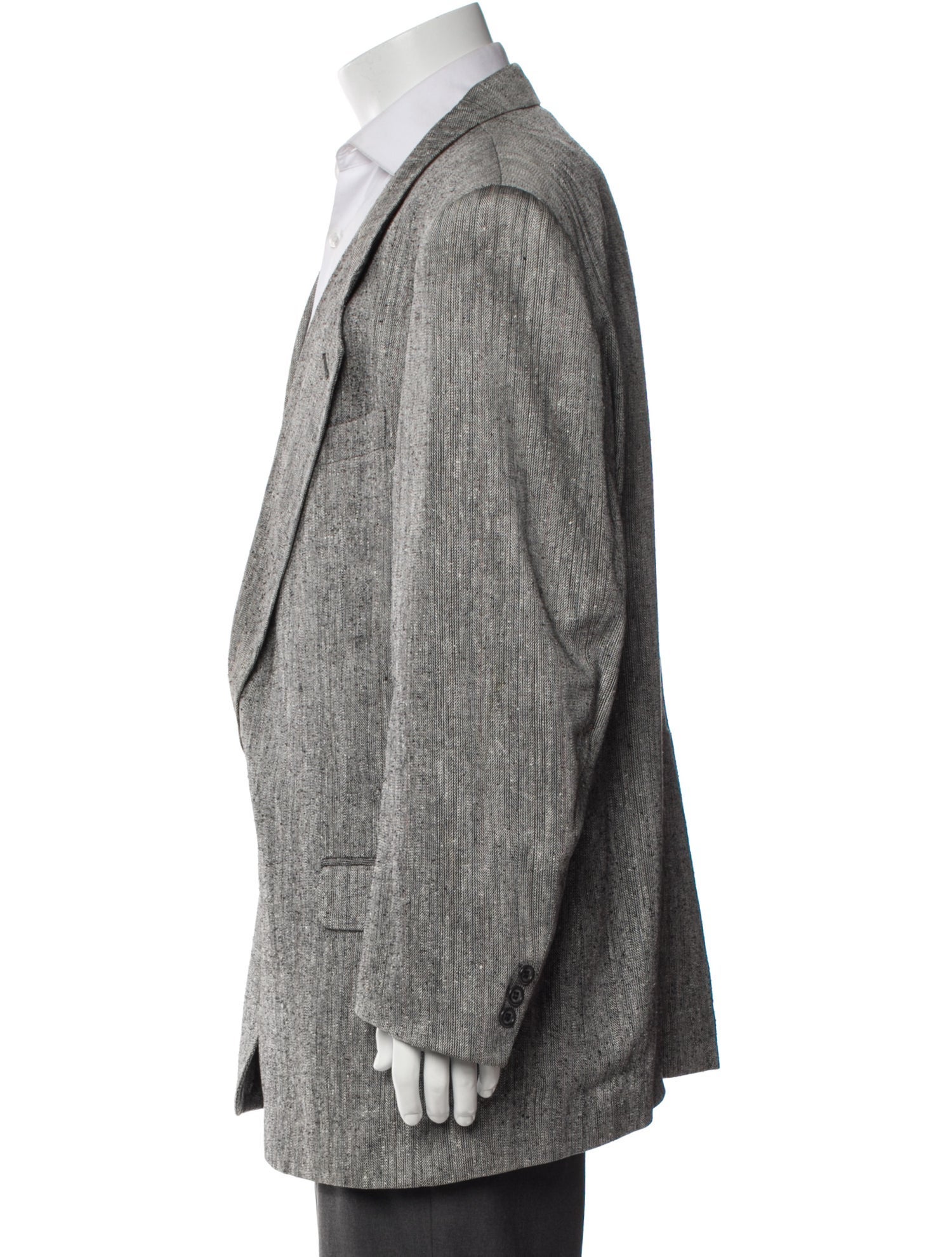 Pierre Balmain Silk Printed Overcoat