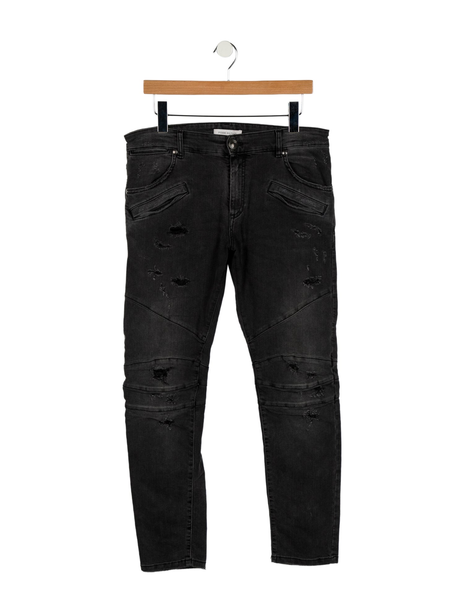 Pierre Balmain Mid-Rise Straight Leg Jeans