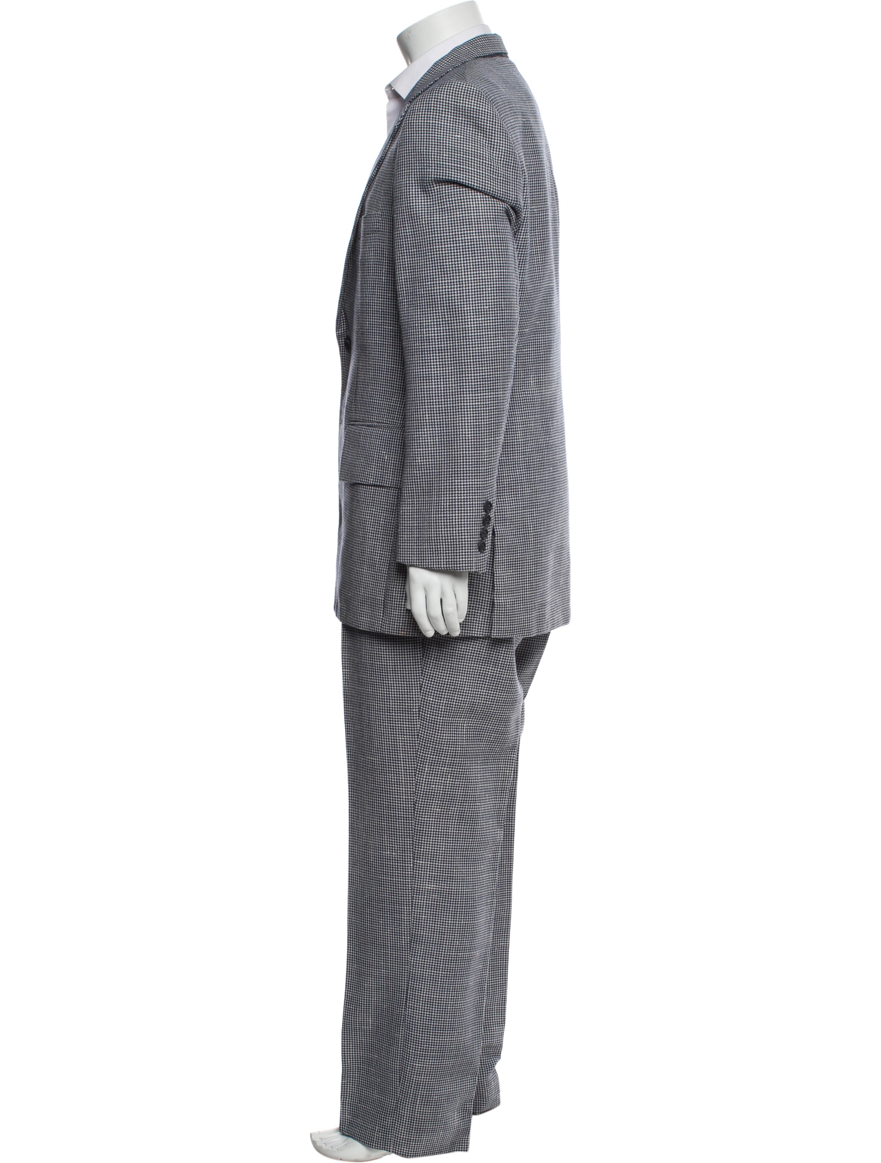 Pierre Balmain Houndstooth Print Two-Piece Suit