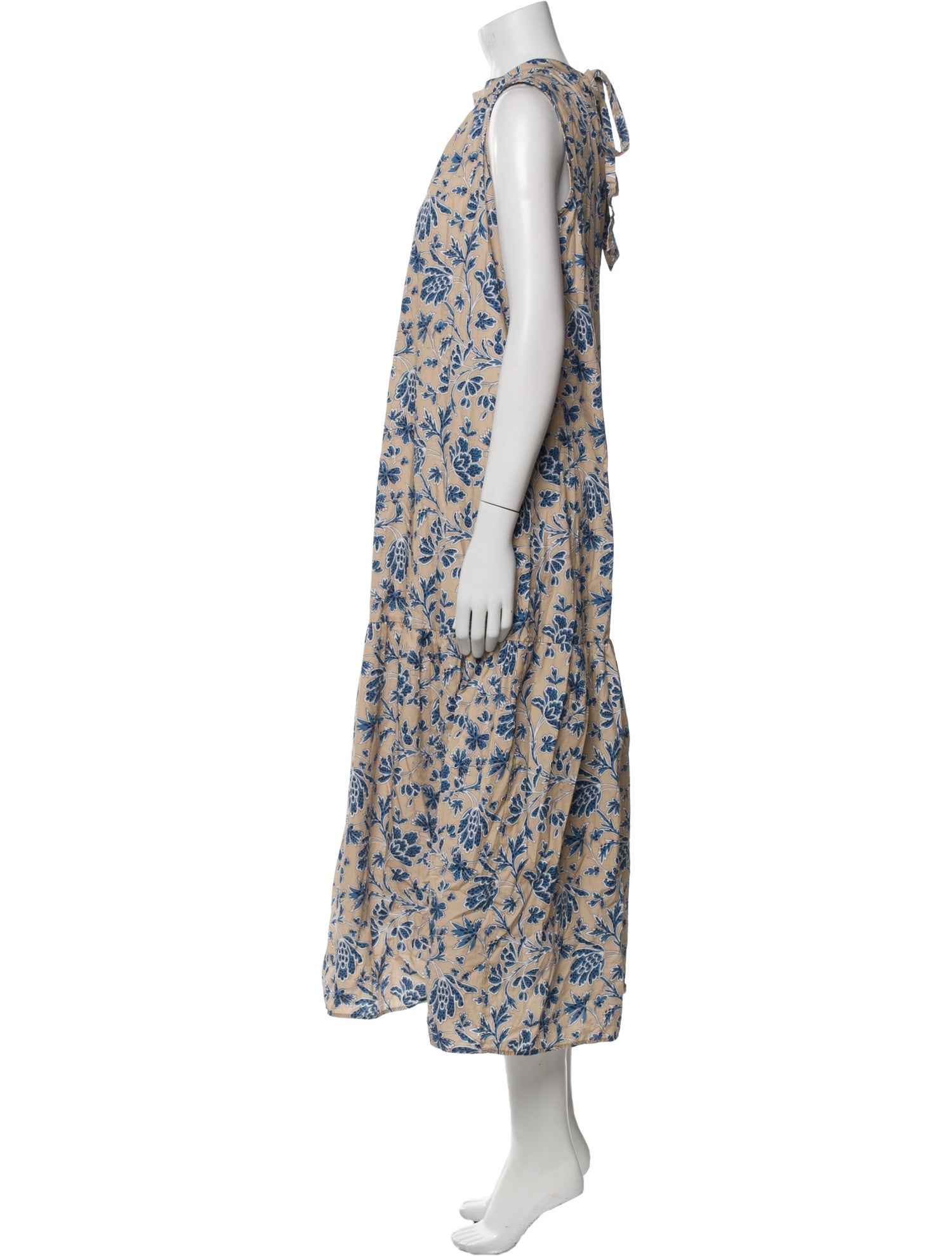 Cruise by MaxMara Floral Print Long Dress