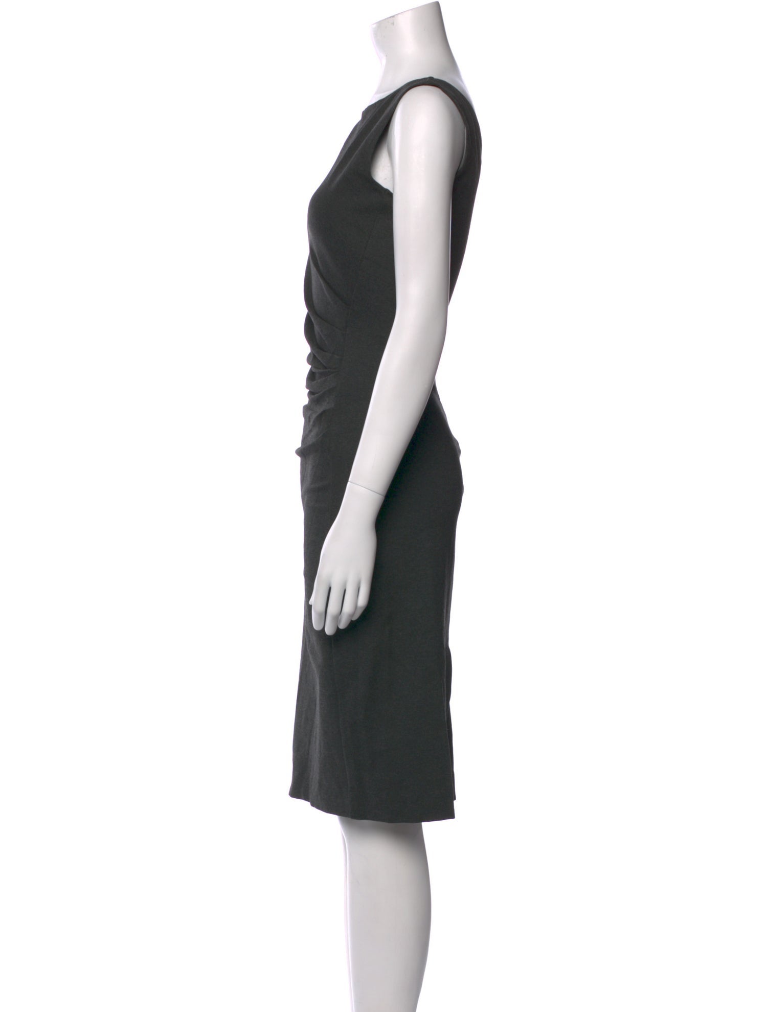 Cruise by MaxMara Bateau Neckline Knee-Length Dress