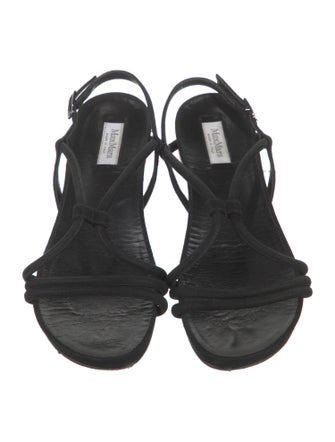 Cruise by MaxMara Suede Slingback Sandals