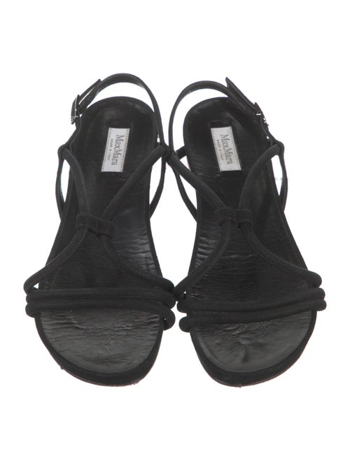 Cruise by MaxMara Suede Slingback Sandals