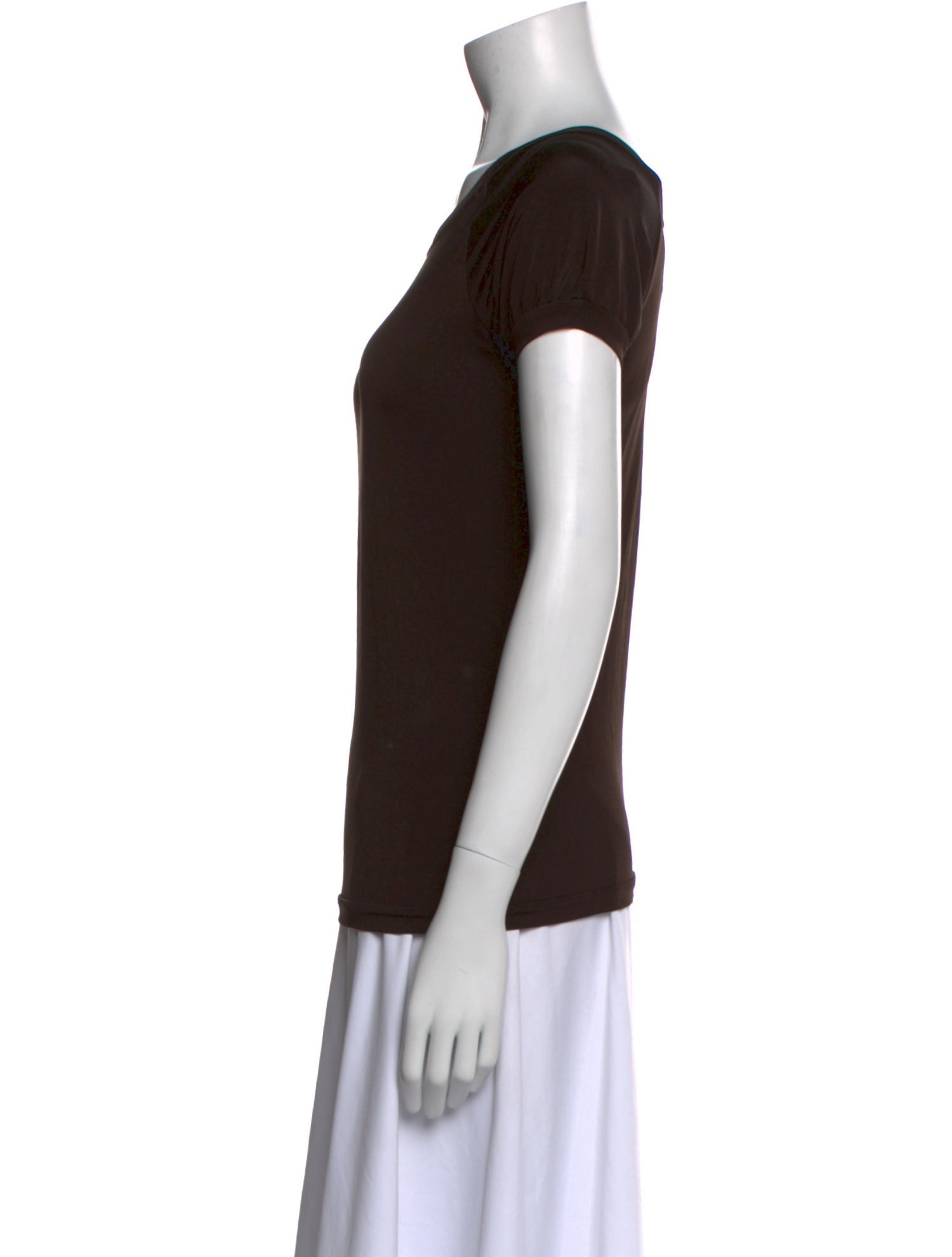 'S Max Mara Scoop Neck Short Sleeve T-Shirt