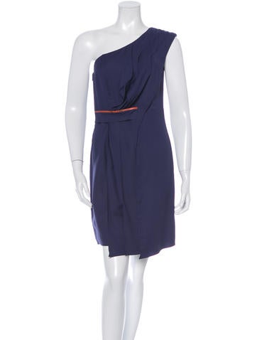 Sachin + Babi One-Shoulder Pleated Dress w/ Tags