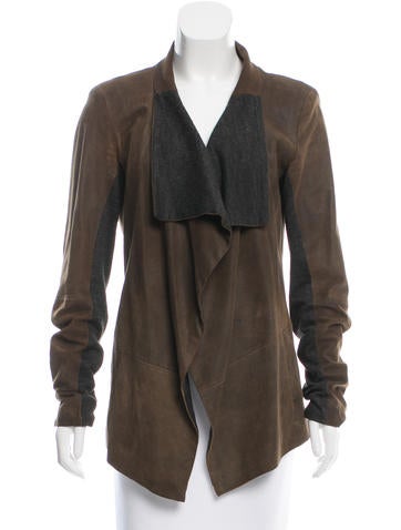 Sachin + Babi Leather Asymmetrical Jacket