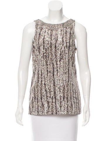Sachin + Babi Embellished Sleeveless Top