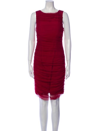 Sachin + Babi Bateau Neckline Knee-Length Dress