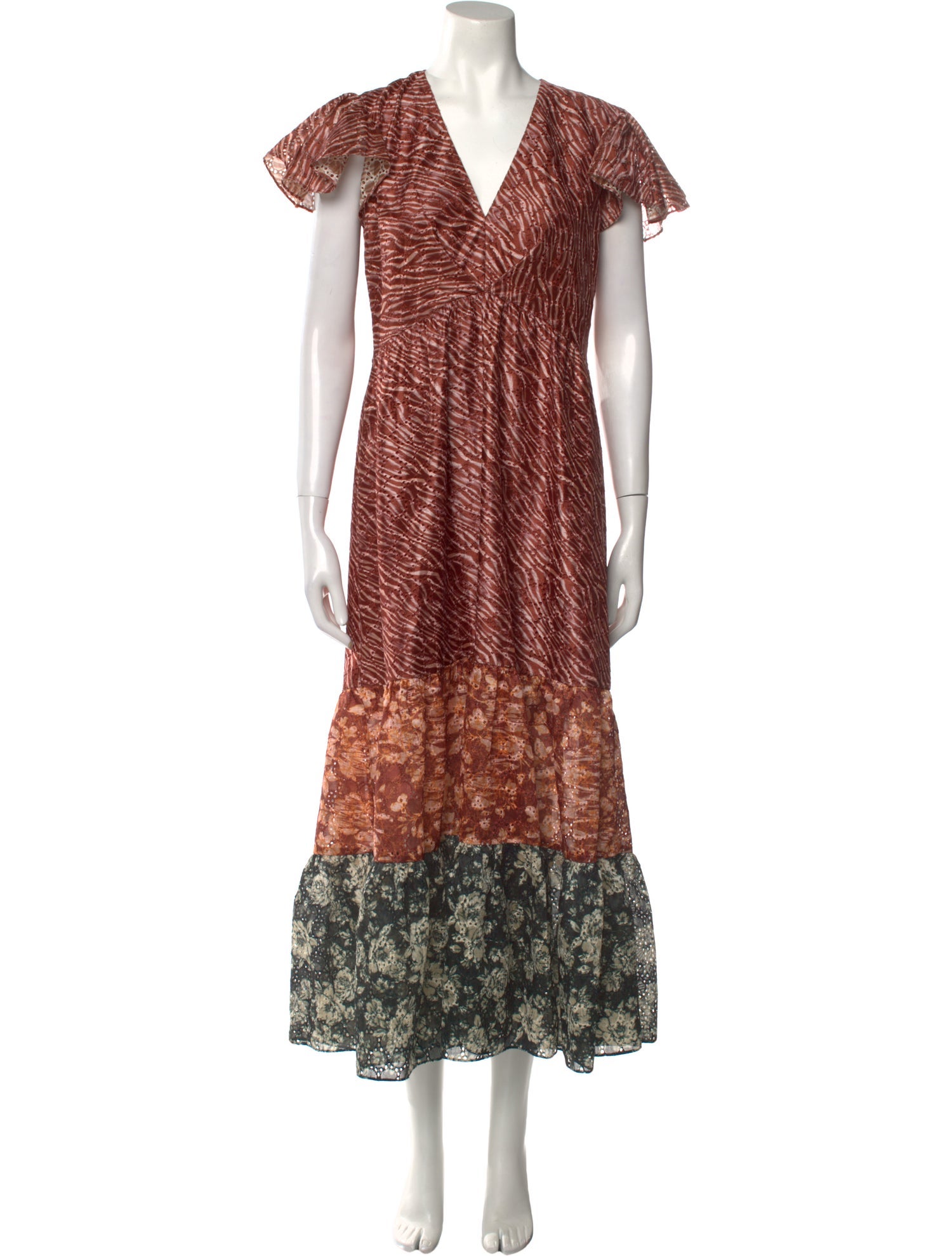 Sachin + Babi Printed Long Dress