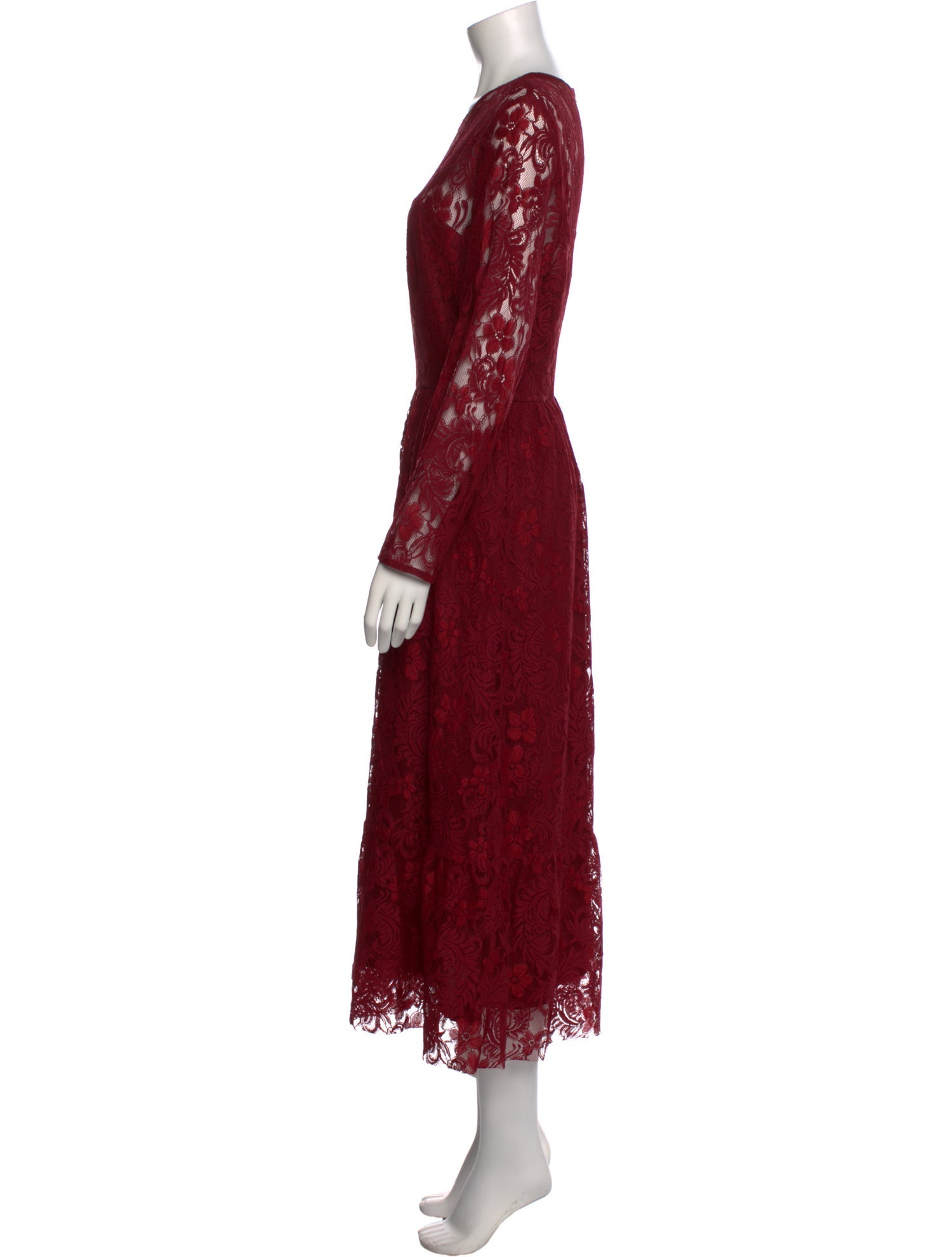 Sachin + Babi Lace Pattern Long Dress