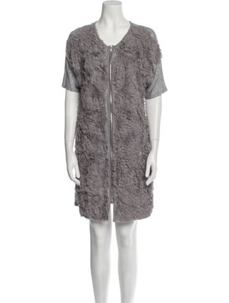 Sachin + Babi Scoop Neck Mini Dress