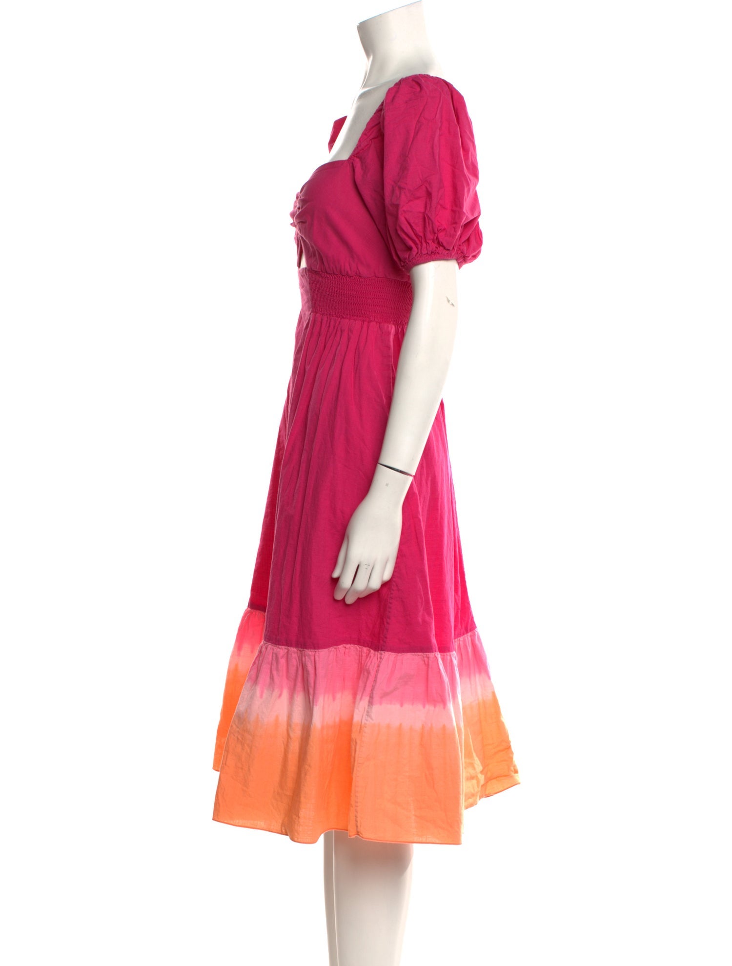 Sachin + Babi Square Neckline Midi Length Dress