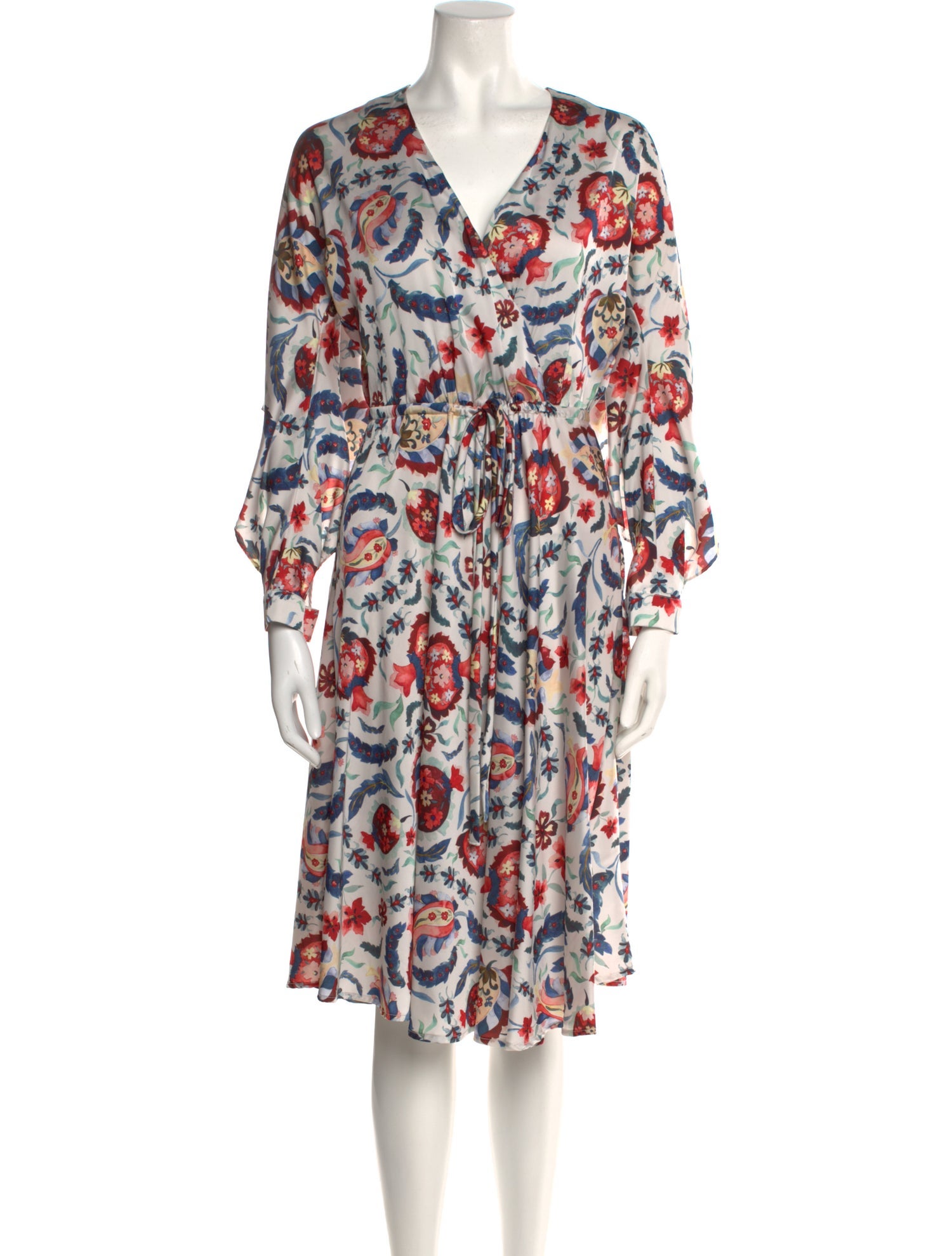 Sachin + Babi Floral Print Midi Length Dress