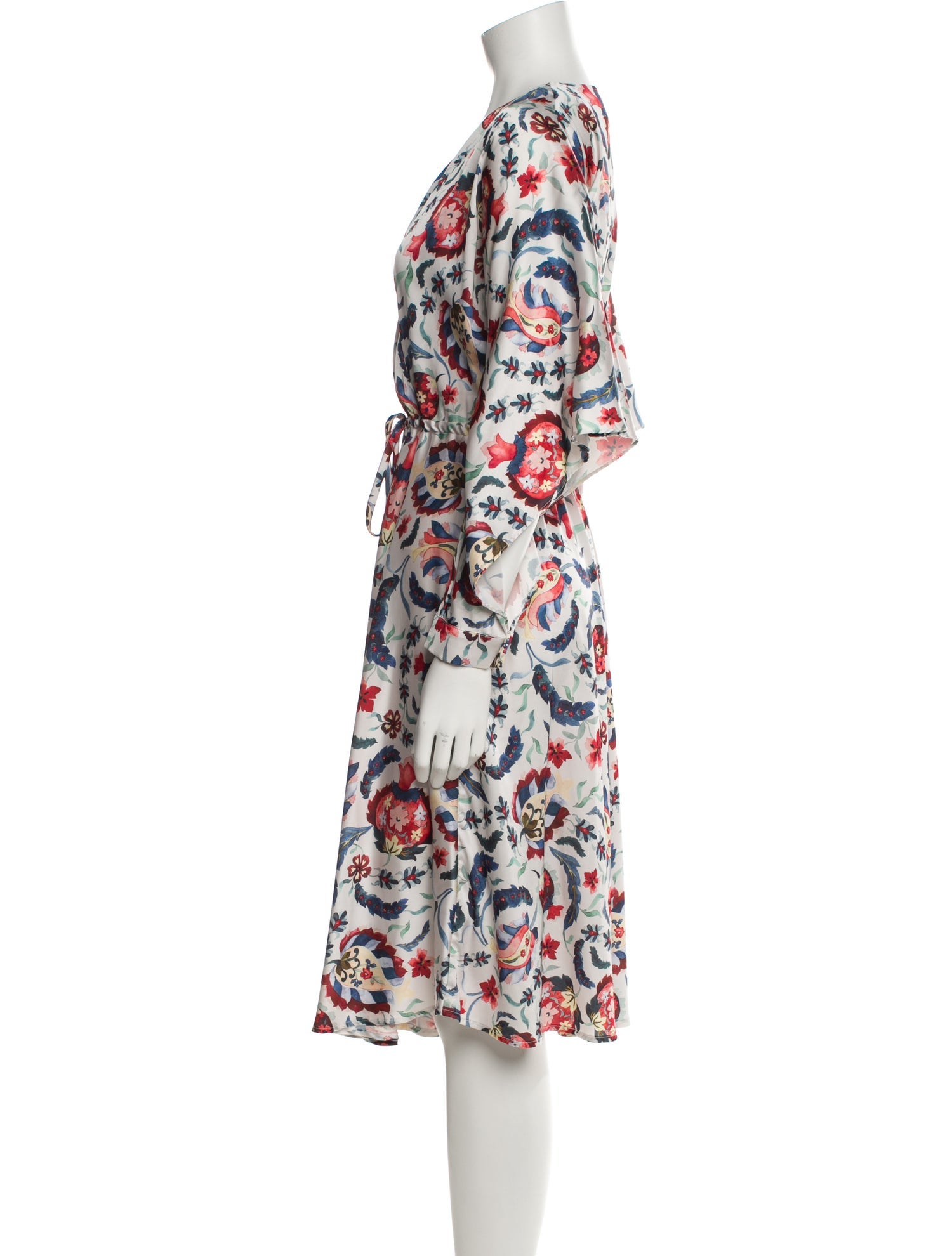 Sachin + Babi Floral Print Midi Length Dress