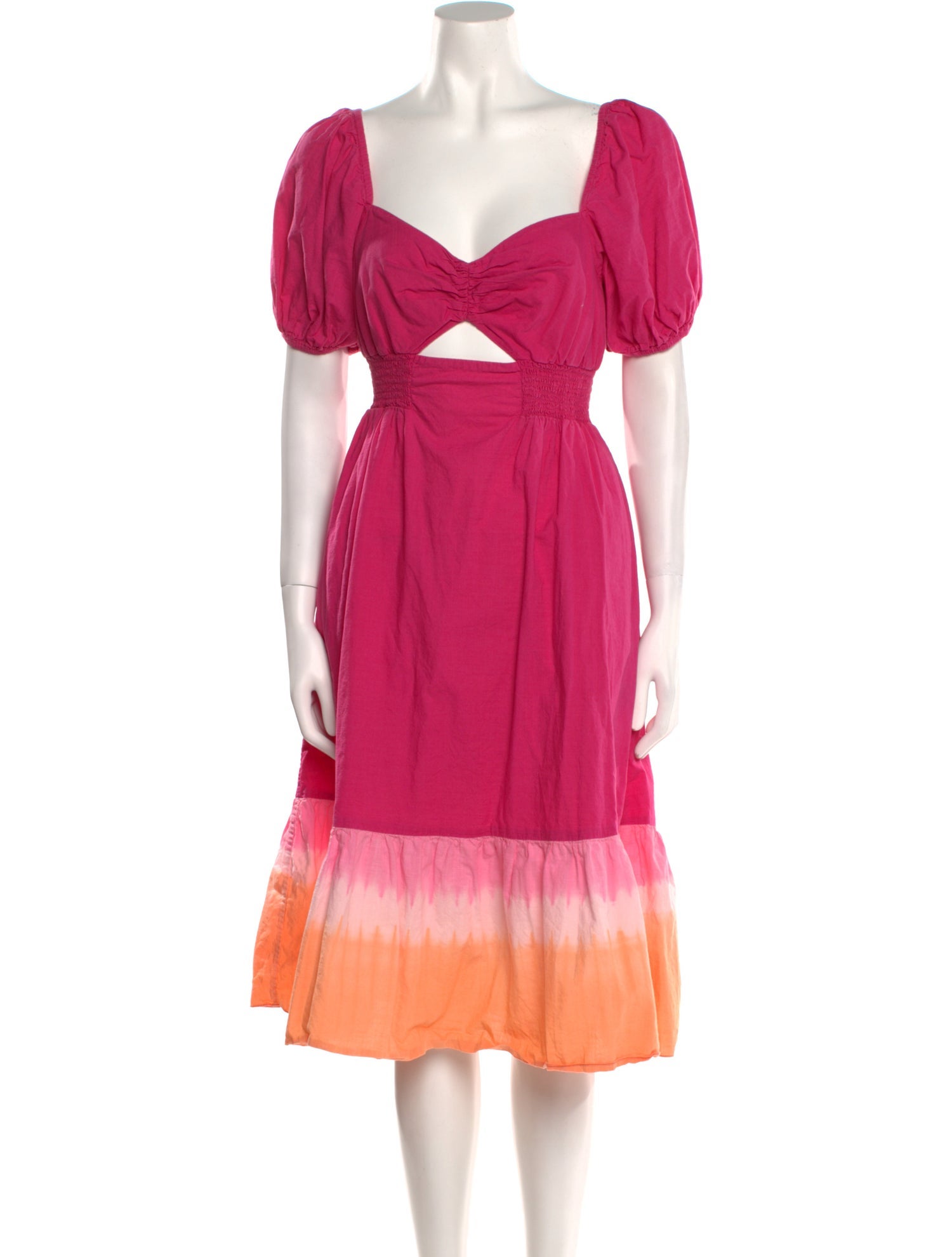 Sachin + Babi Square Neckline Midi Length Dress