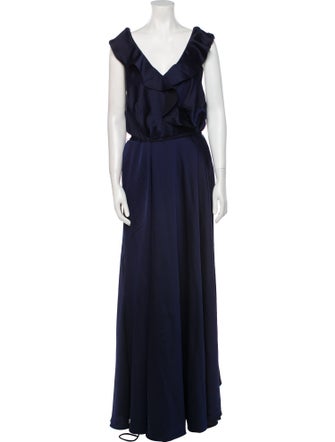 Sachin + Babi V-Neck Long Dress