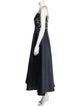 Sachin + Babi Plunge Neckline Long Dress
