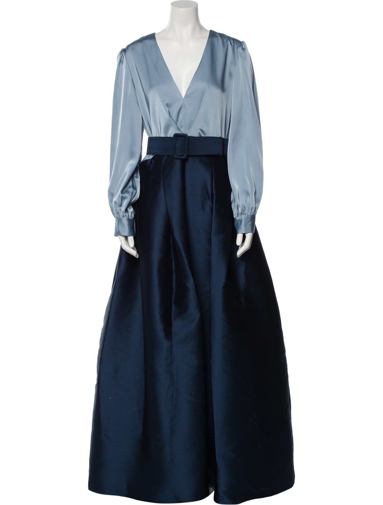 Sachin + Babi Plunge Neckline Long Dress w/ Tags