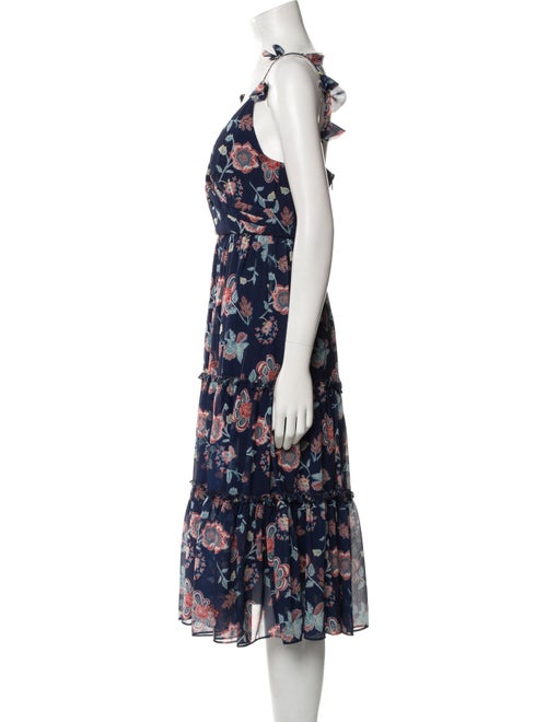 Sachin + Babi Floral Print Midi Length Dress