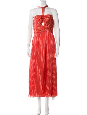 Sachin + Babi Dresses Striped Midi Length Dress XL