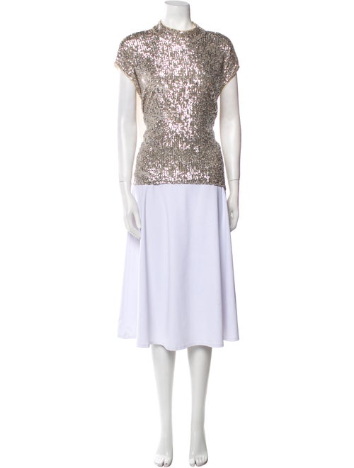 Sachin + Babi Mock Neck Short Sleeve Tunic