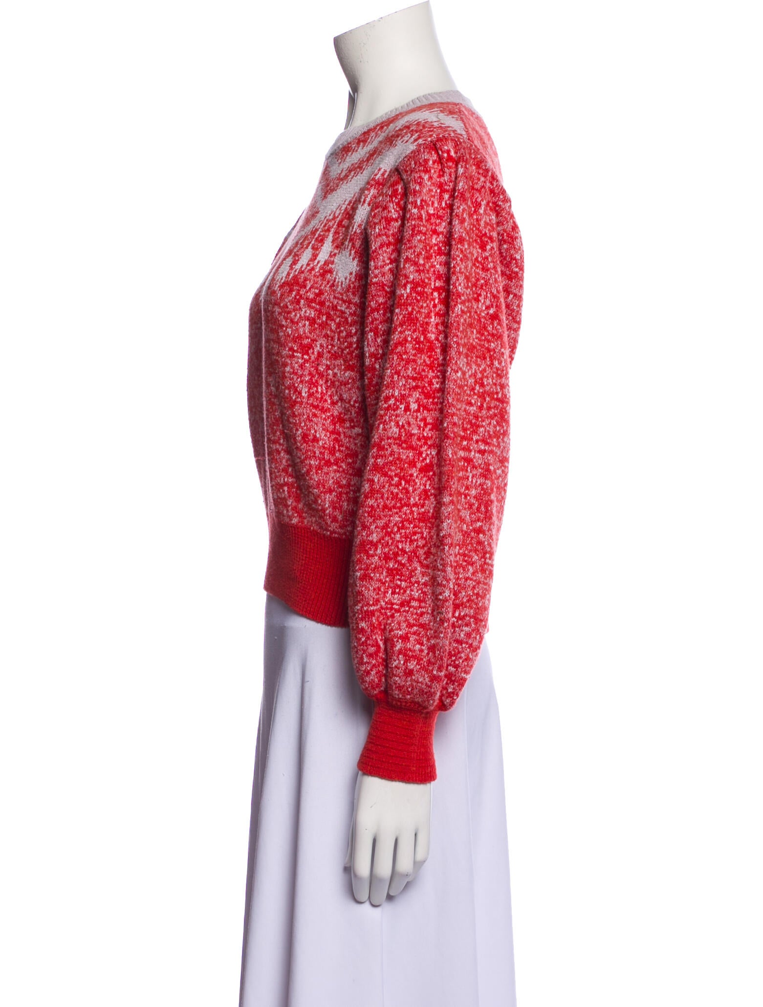 Sachin + Babi Printed Scoop Neck Sweater